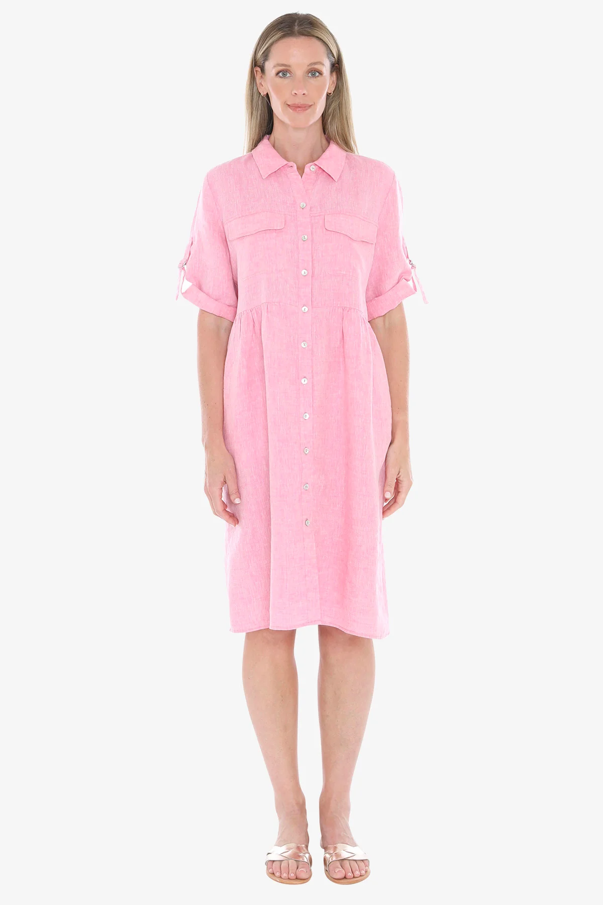 Jump D Ring Dress - Flamingo - Image 6