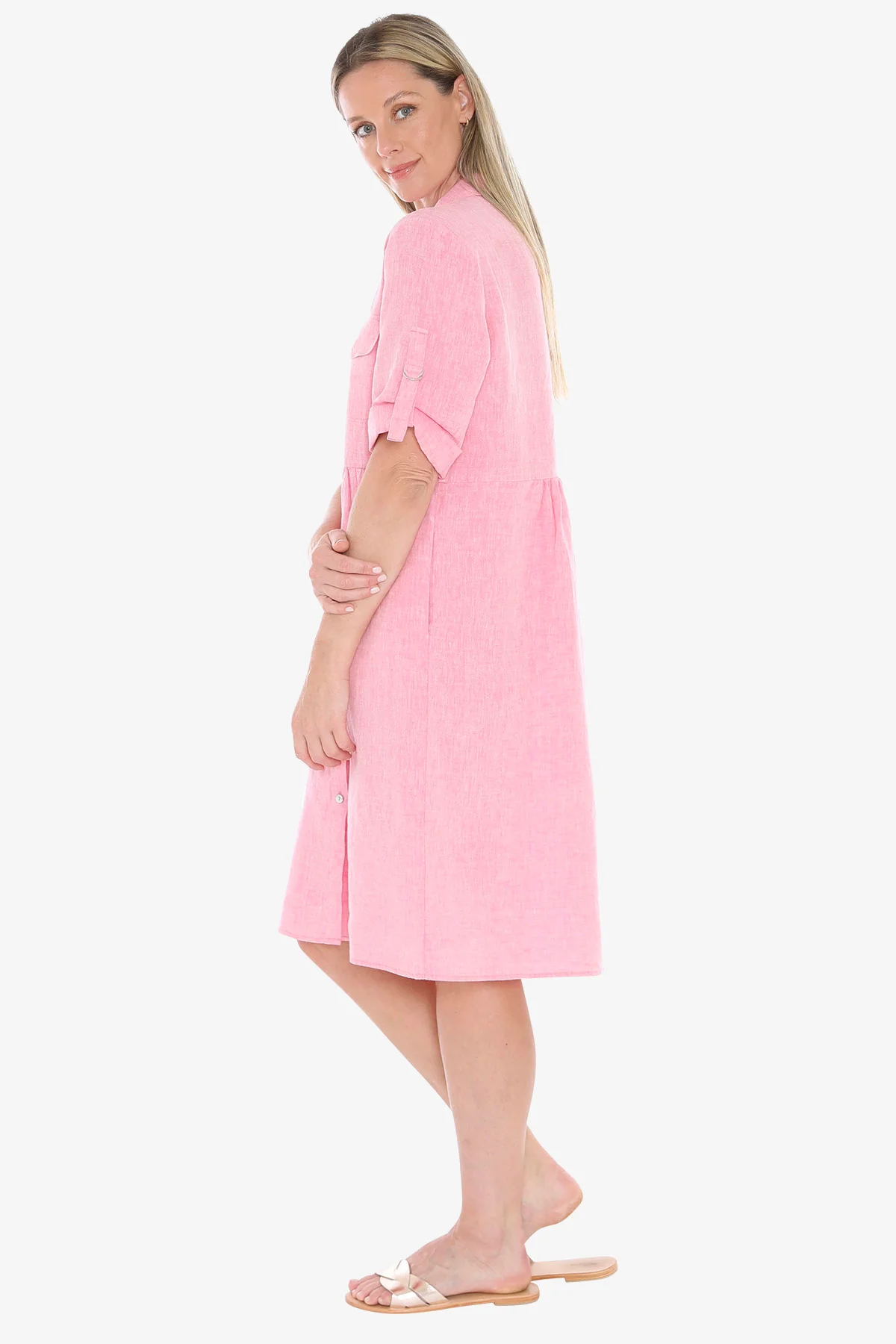 Jump D Ring Dress - Flamingo - Image 7