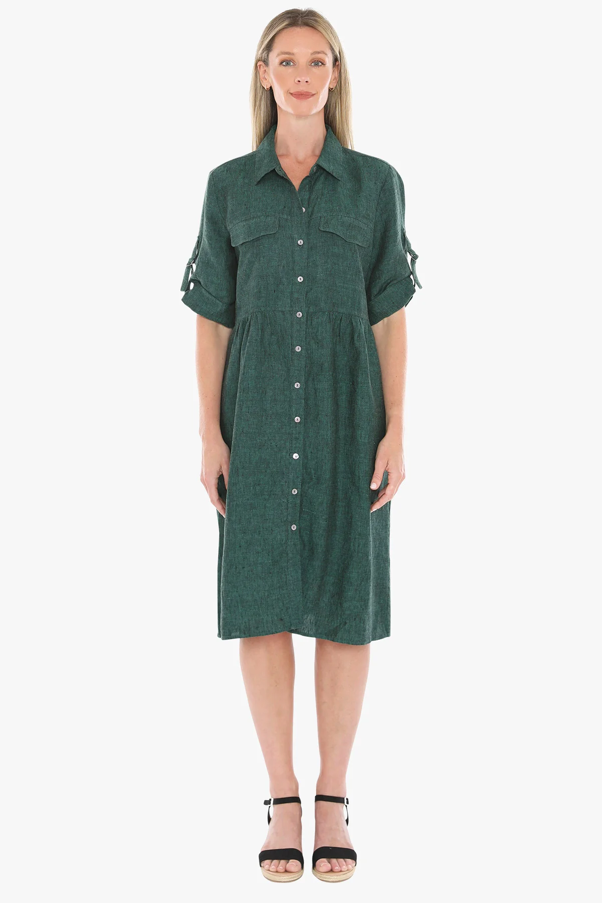 Jump D Ring Dress - Pine - Image 4