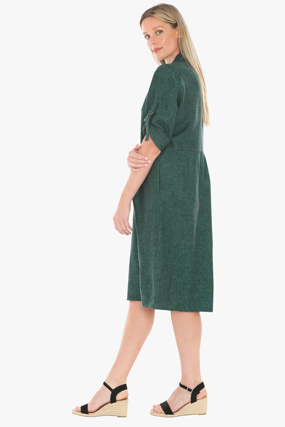 Jump D Ring Dress - Pine - Image 7
