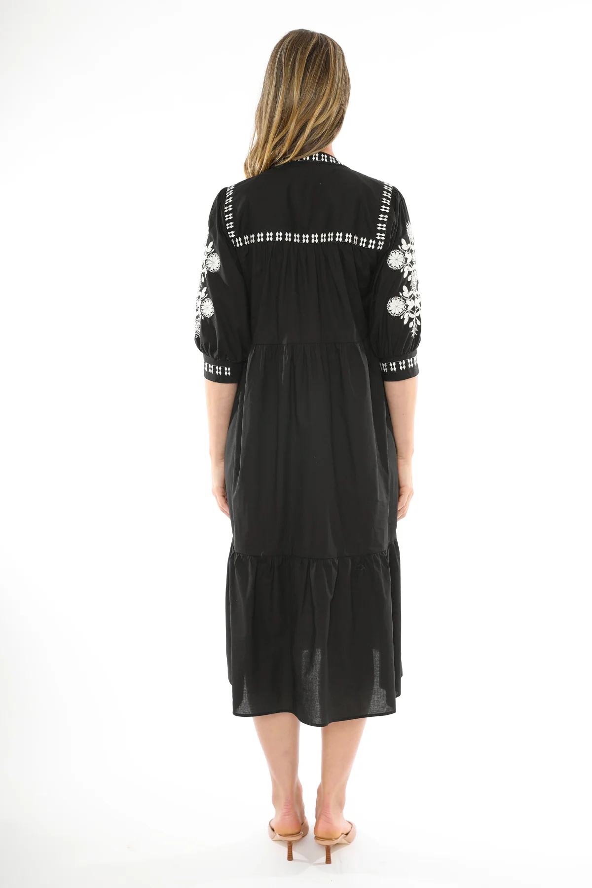 Jump Flower Emb Dress - Image 3