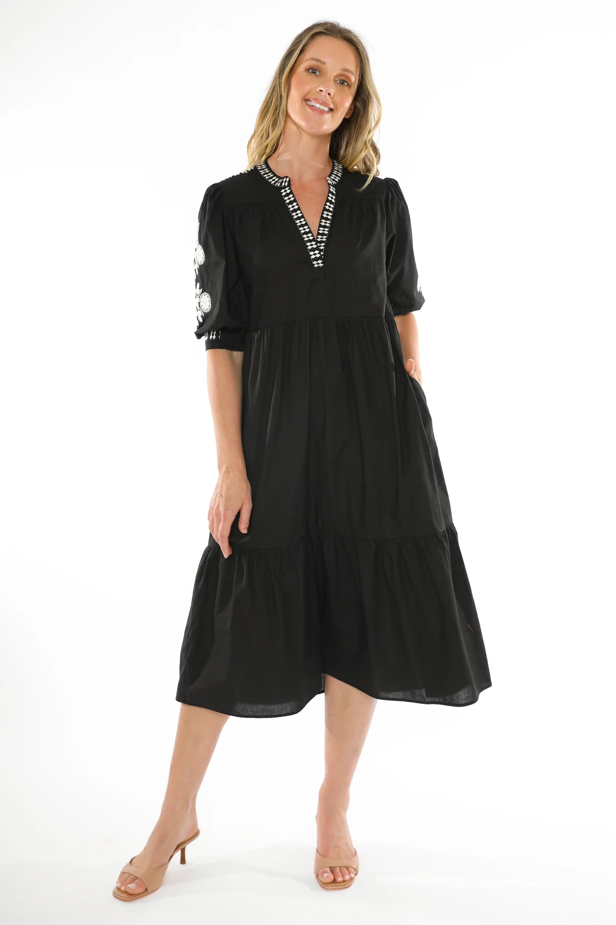 Jump Flower Emb Dress - Image 6