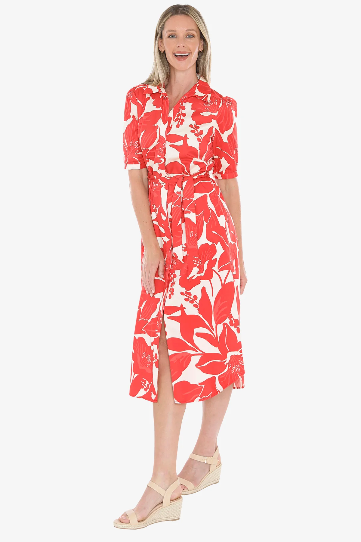 Jump Lilly Mono Print Dress - Image 4