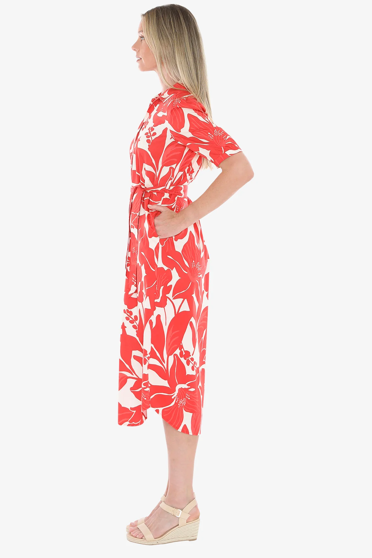Jump Lilly Mono Print Dress - Image 6