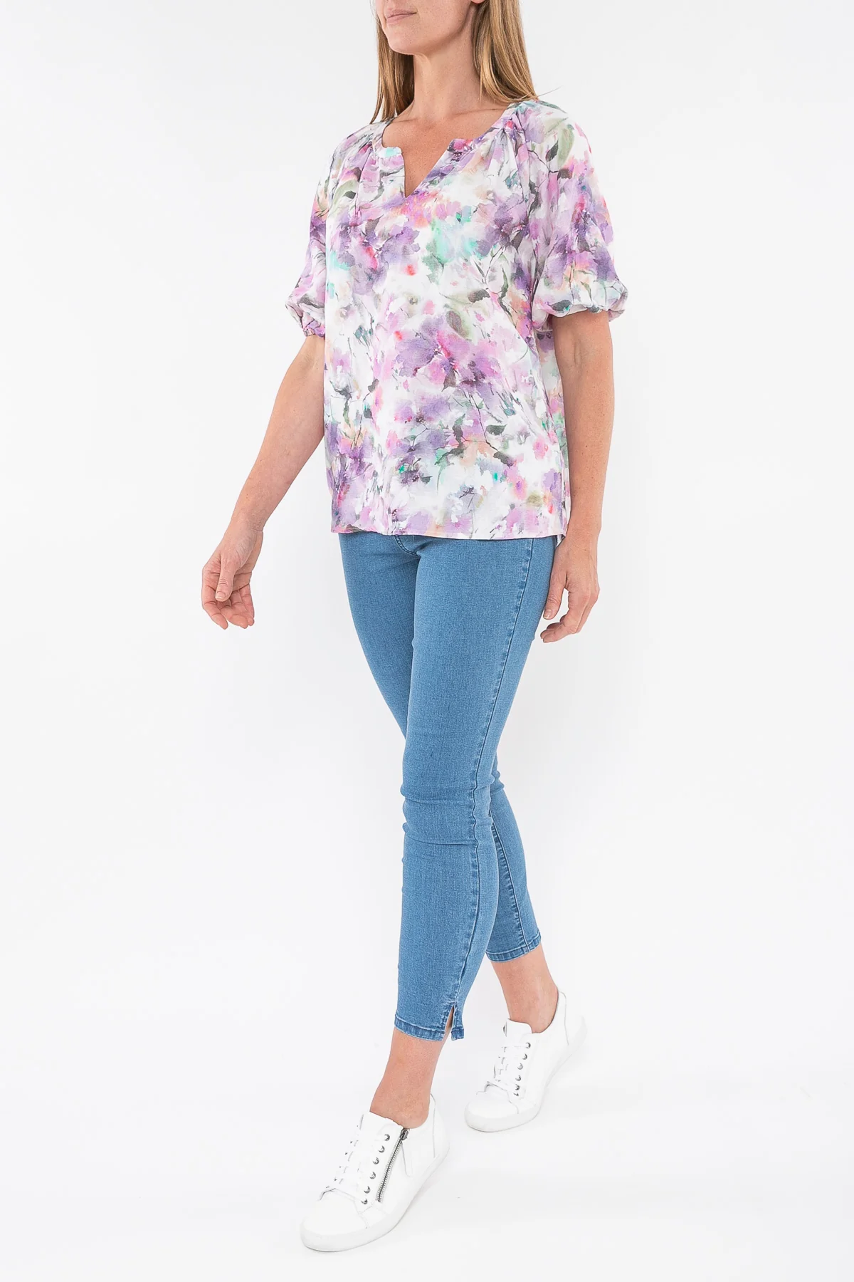 Jump Linen Top-Lilac - Image 10