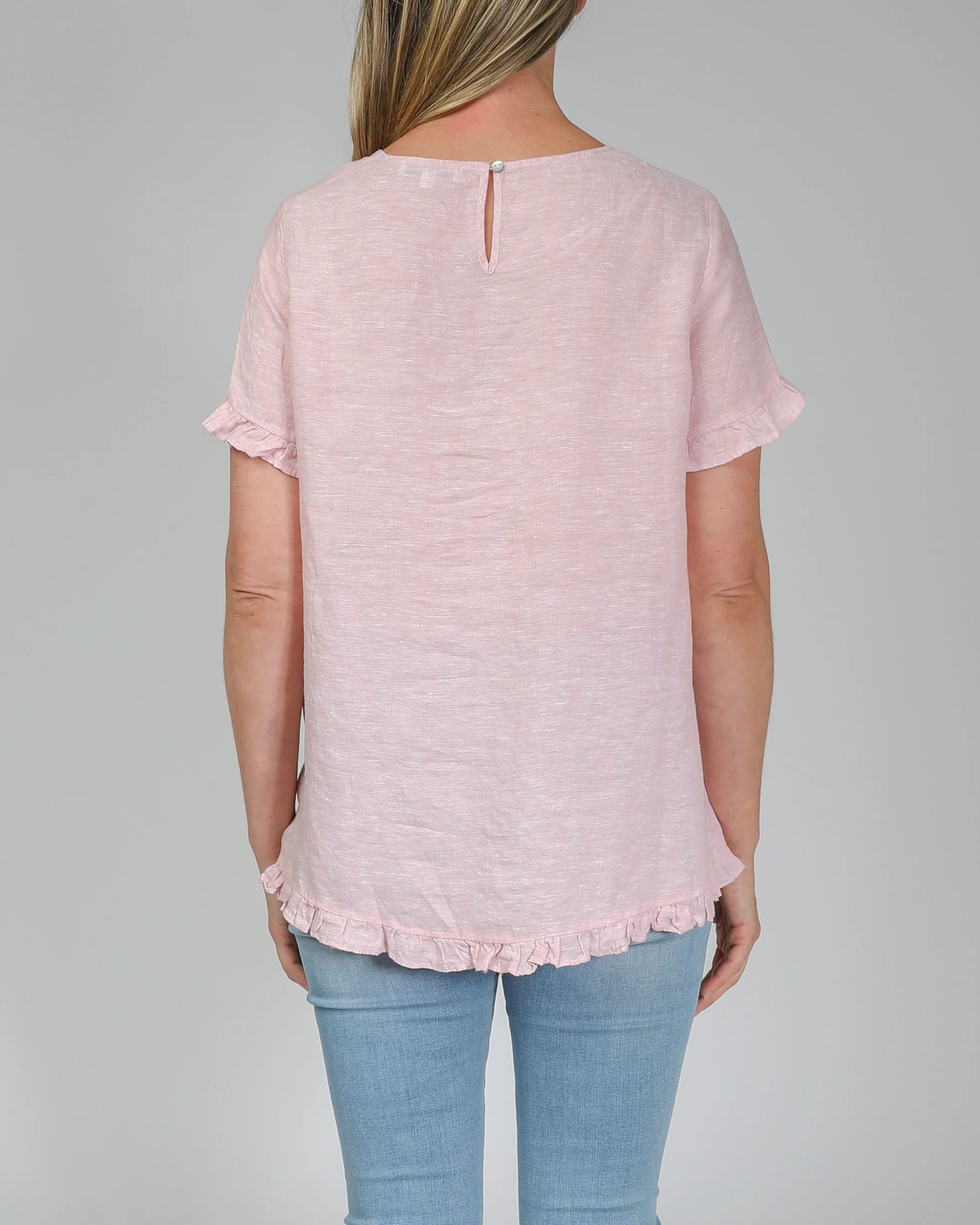 Jump Linen Blouse - Petal - Image 2
