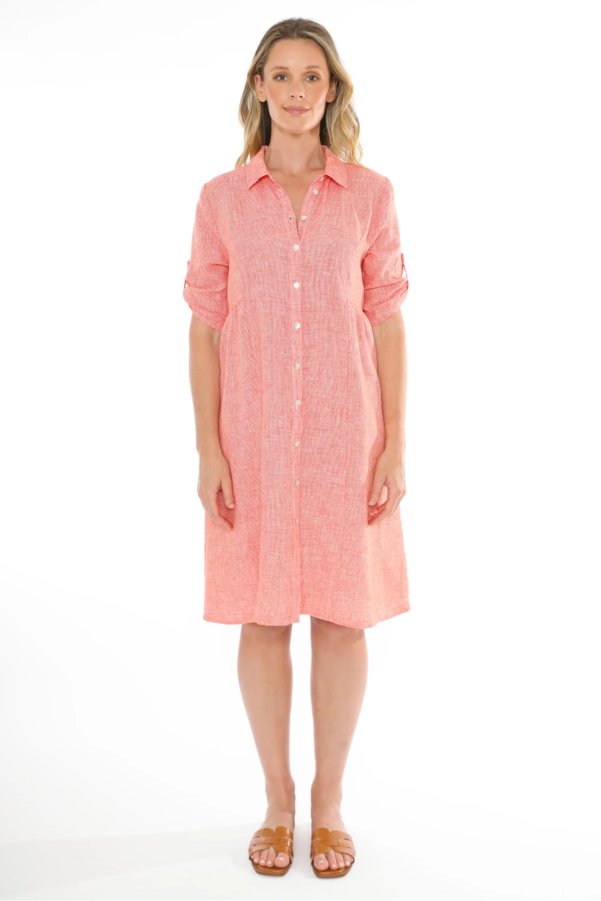 Jump Mini Check Dress - Image 2