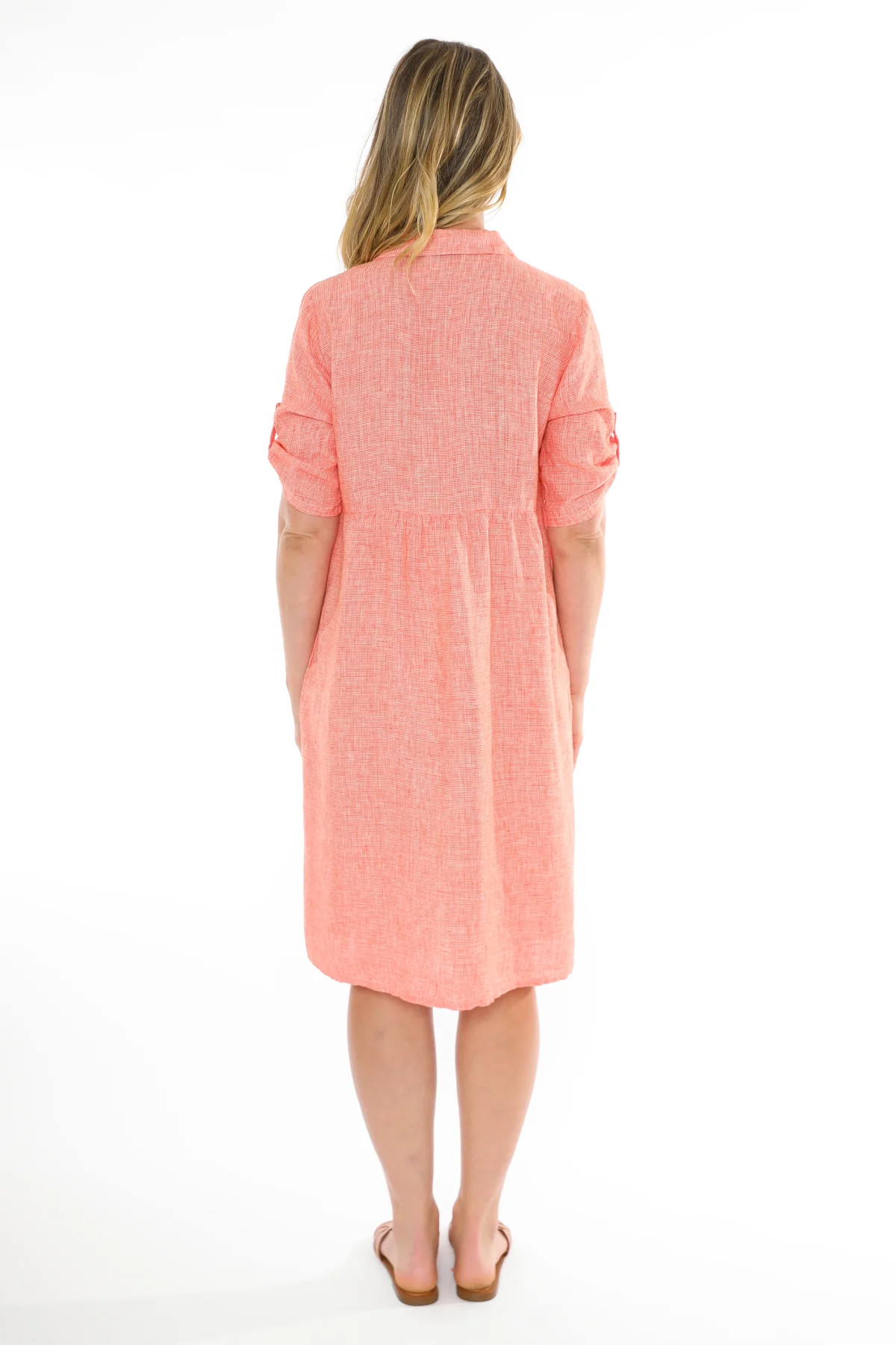 Jump Mini Check Dress - Image 4