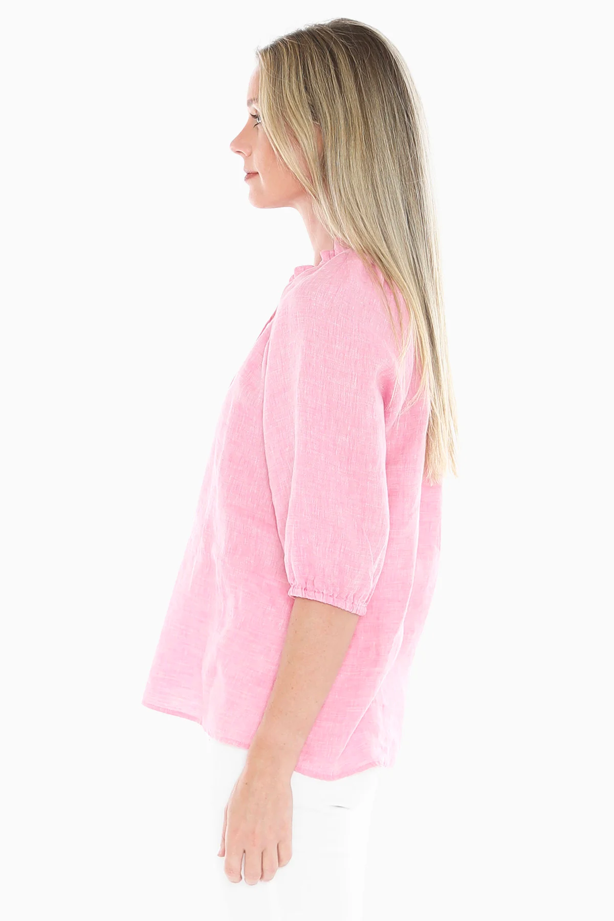 Jump Ruffle Top - Flamingo - Image 6