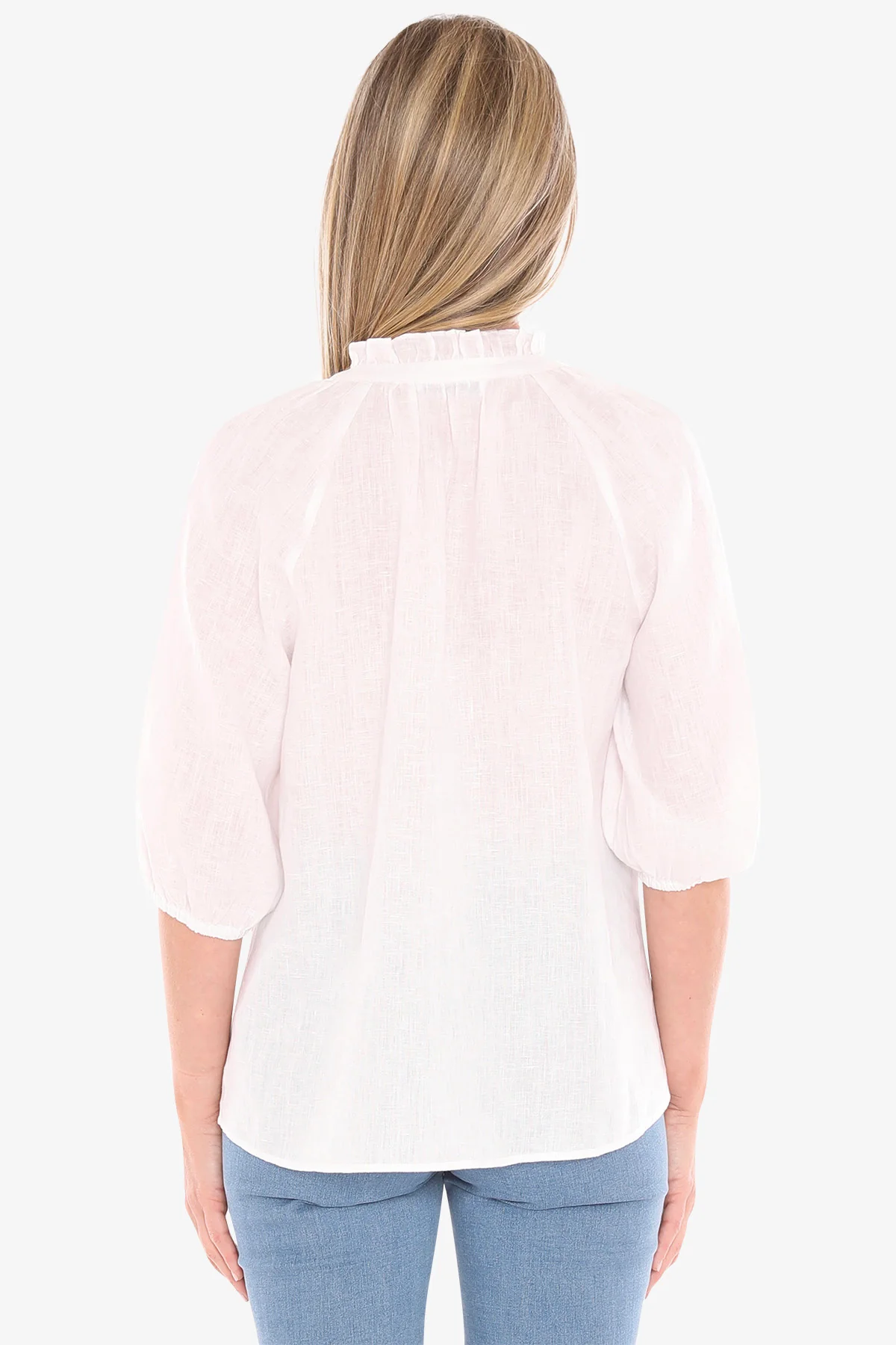 Jump Ruffle Top - White - Image 4