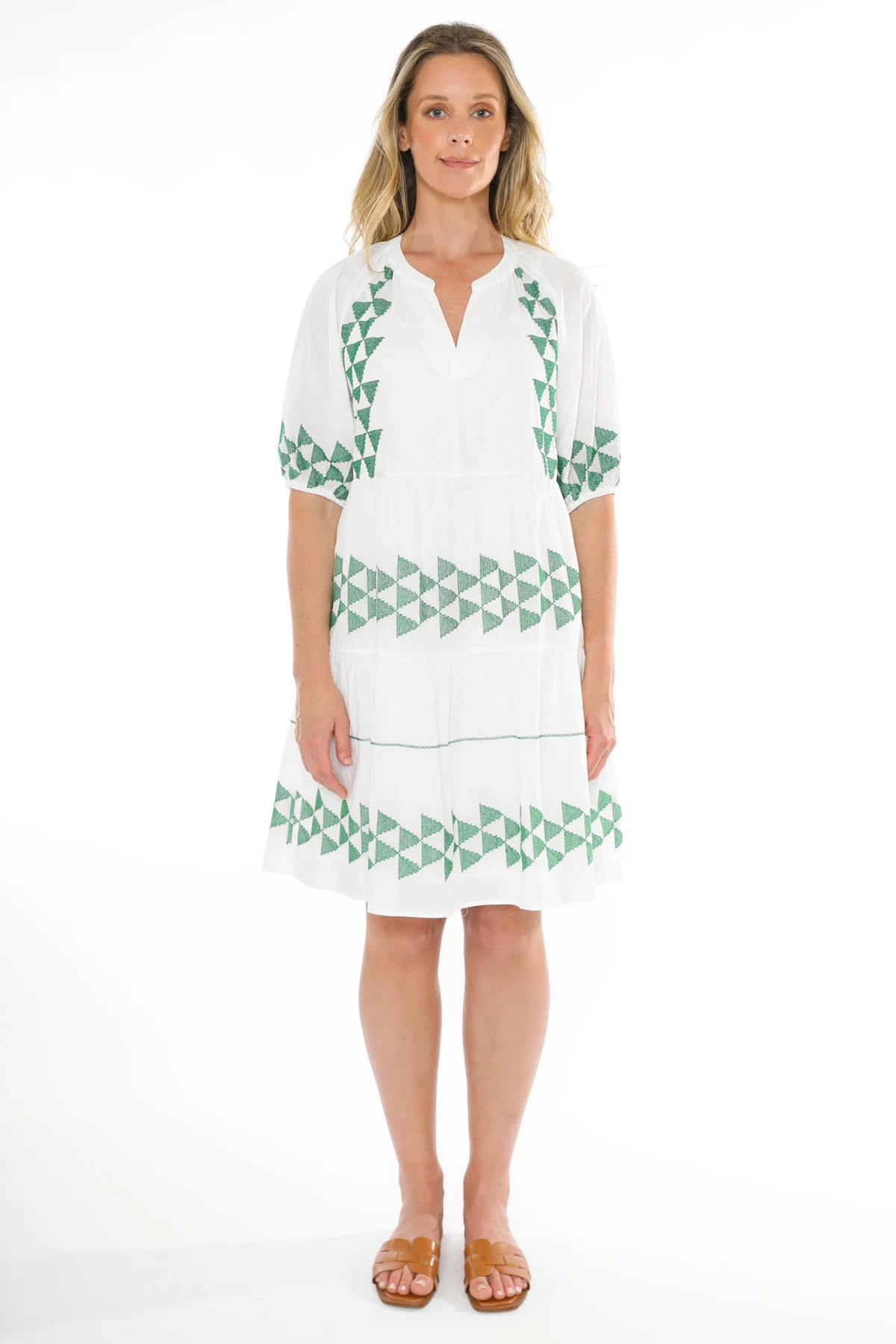 Jump Triangle Stitch Dress - Image 2