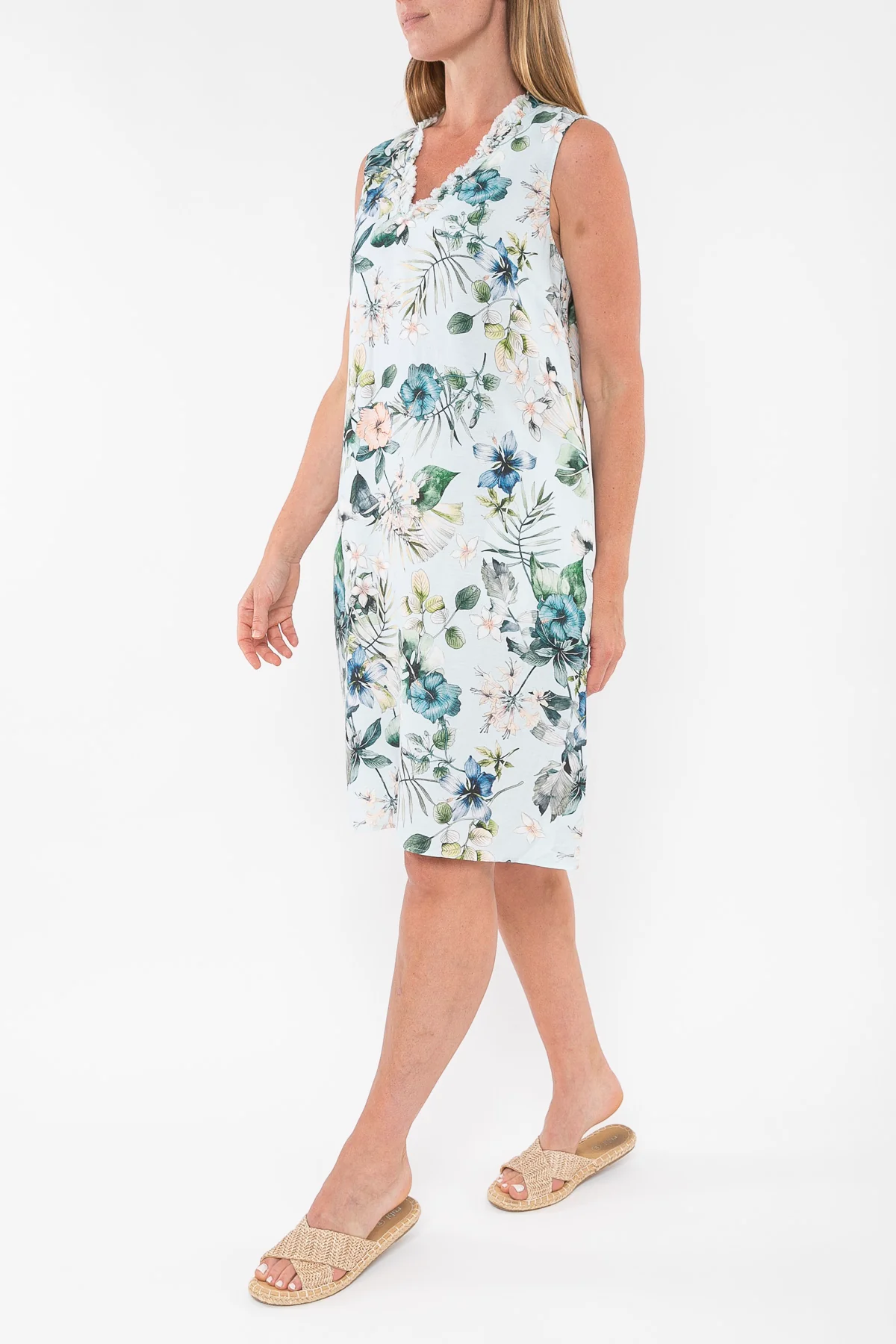 Jump V Neck Dress - Image 7