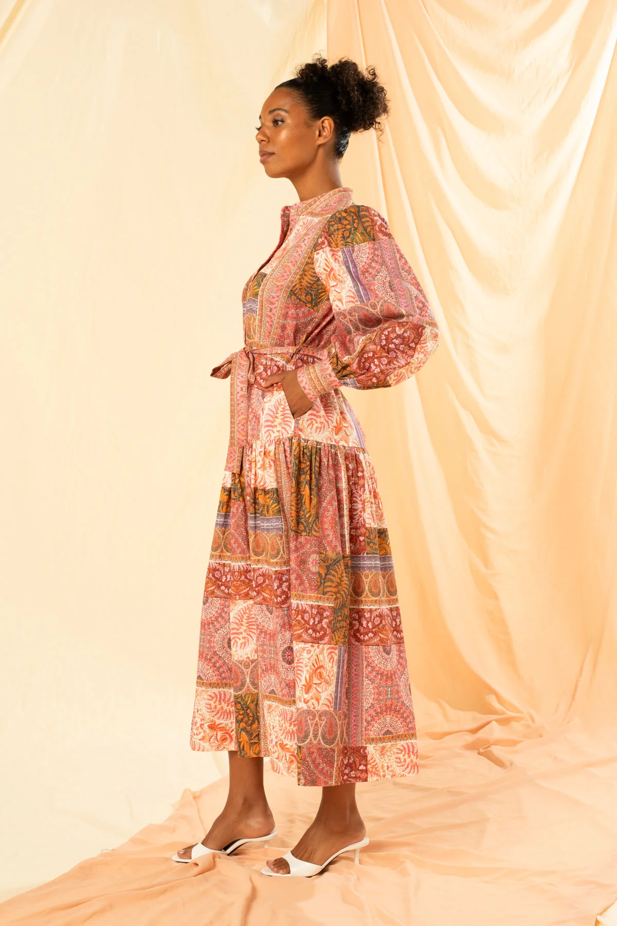Kachel Alessandra Maxi Shirt Dress - Image 5