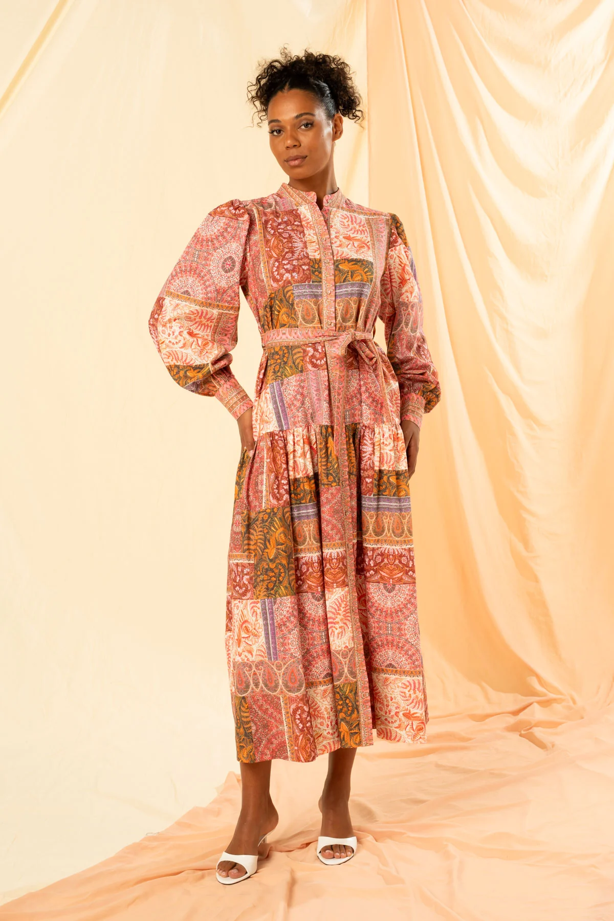 Kachel Alessandra Maxi Shirt Dress - Image 6