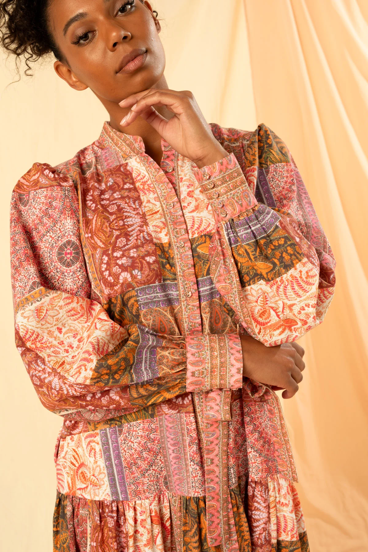 Kachel Alessandra Maxi Shirt Dress - Image 8