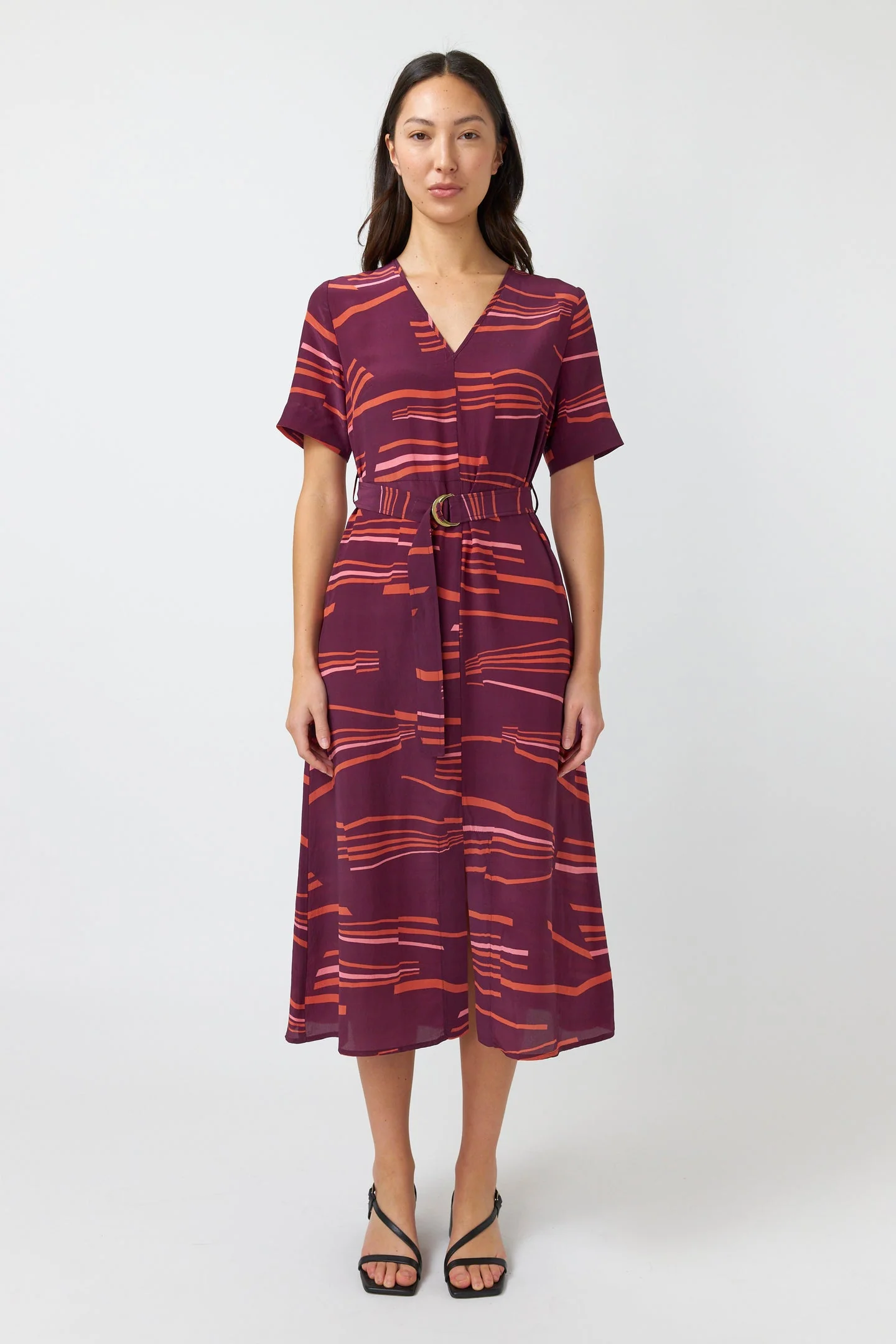 Kate Sylvester Ali Dress Aubergine - Image 2