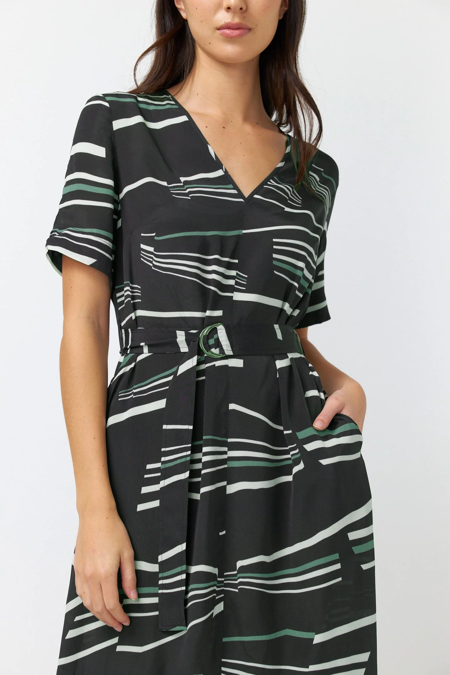 Kate Sylvester Ali Dress Charcoal - Image 2