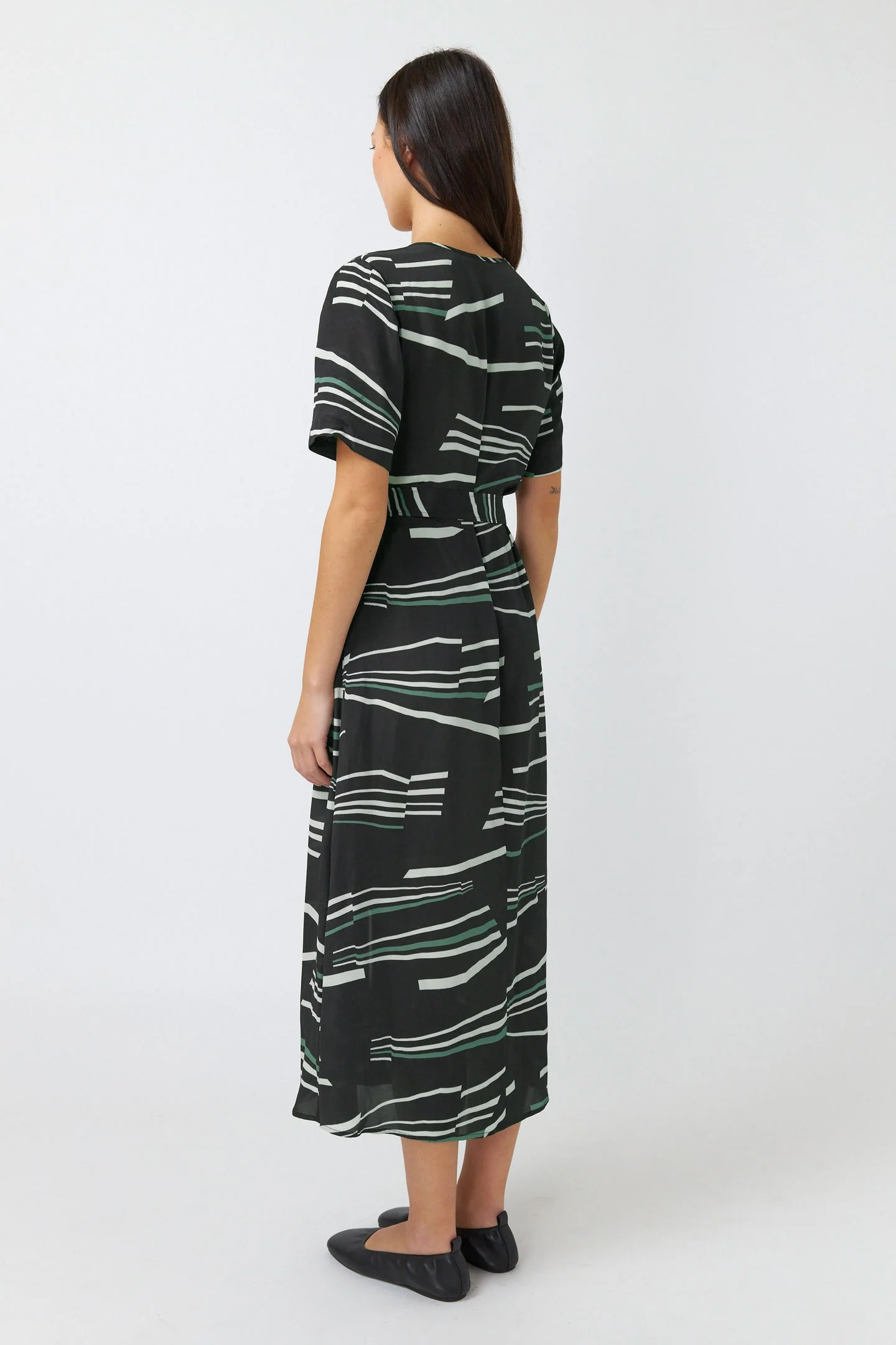 Kate Sylvester Ali Dress Charcoal - Image 4