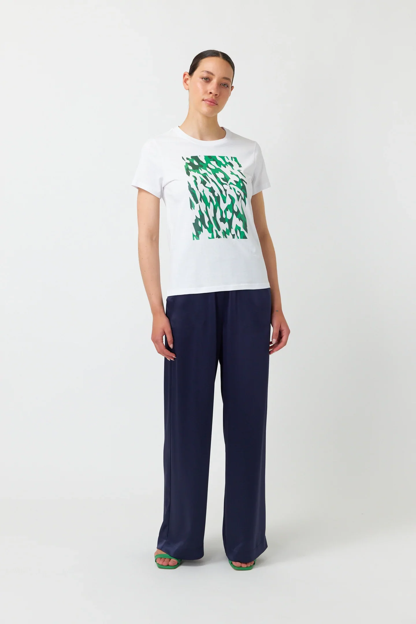 Kate Sylvester Dapple Tee - White - Image 2