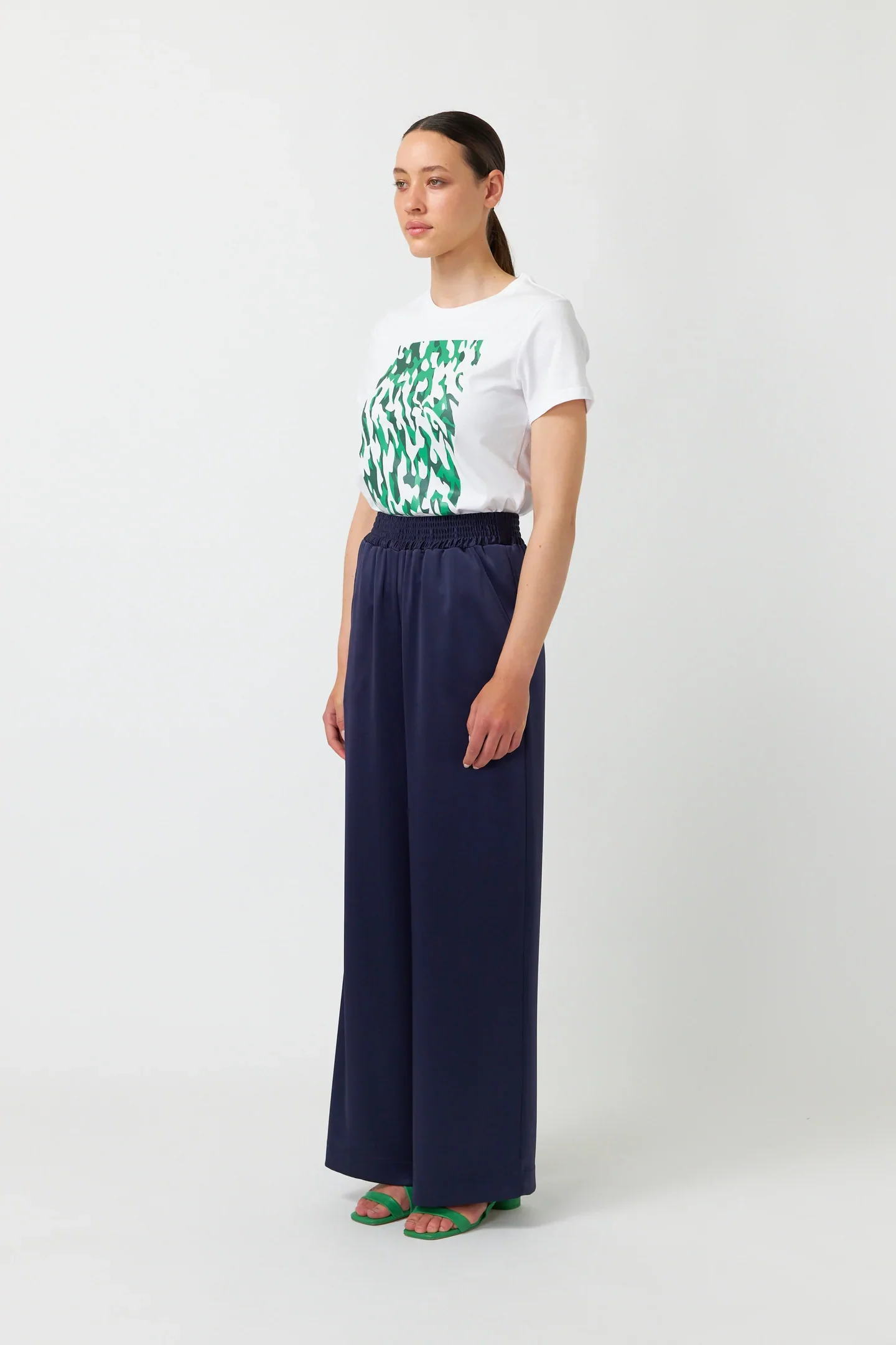 Kate Sylvester Dapple Tee - White - Image 3