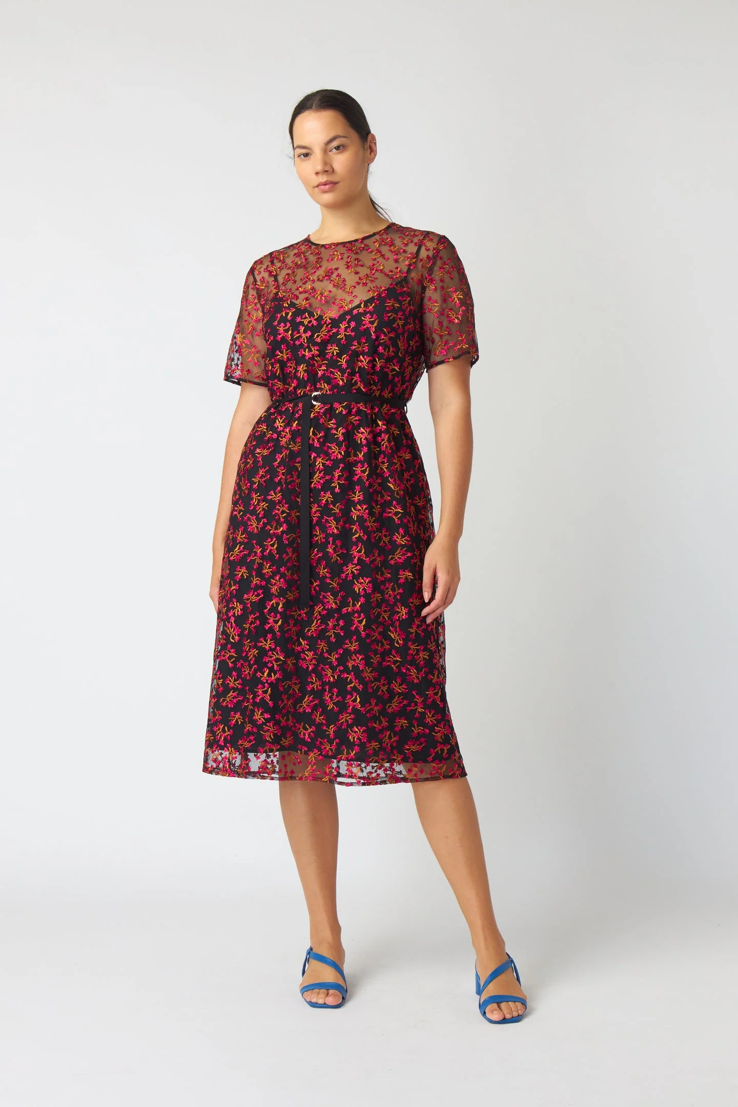 Kate Sylvester Gala Shift Dress - Pink - Image 3