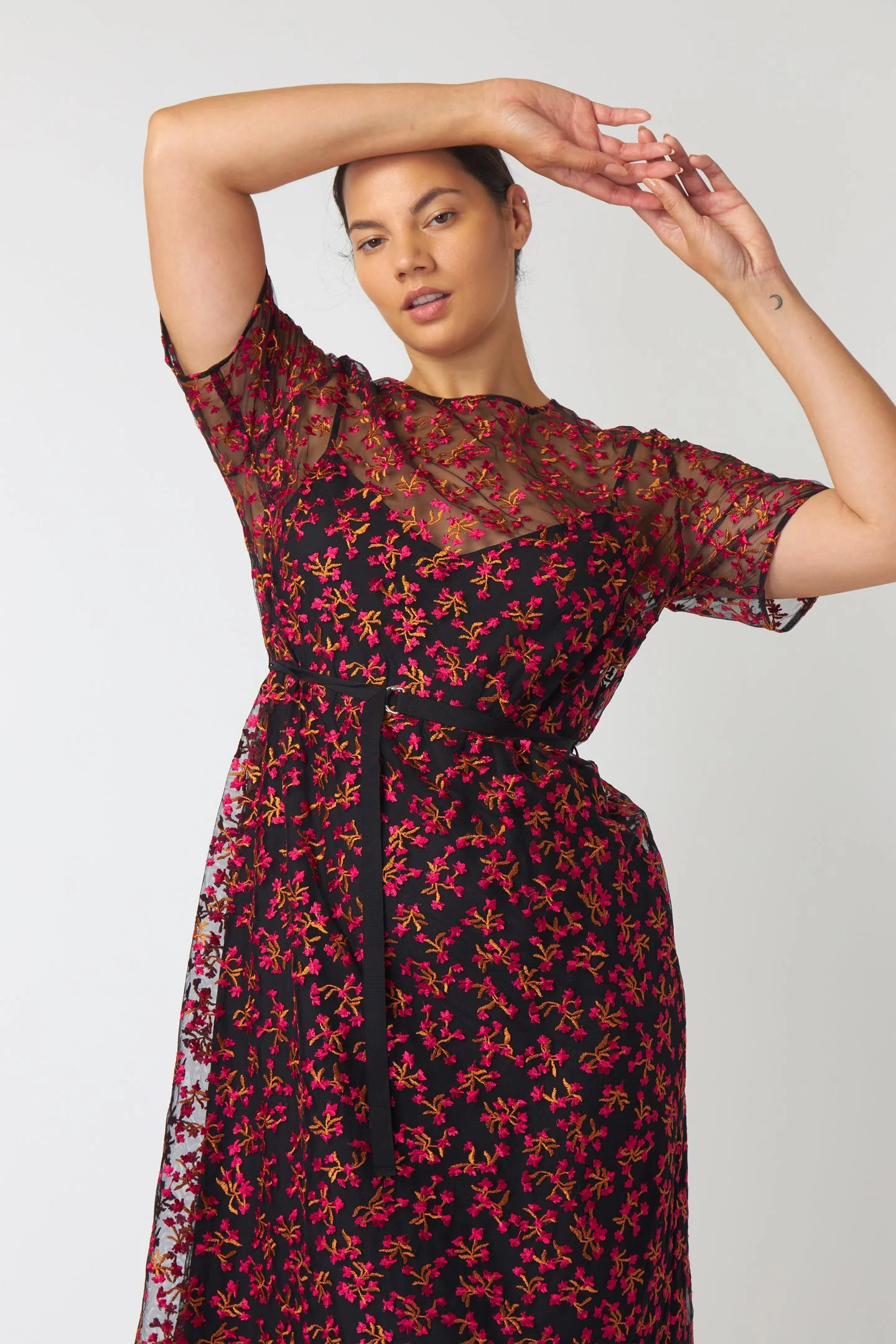 Kate Sylvester Gala Shift Dress - Pink - Image 5