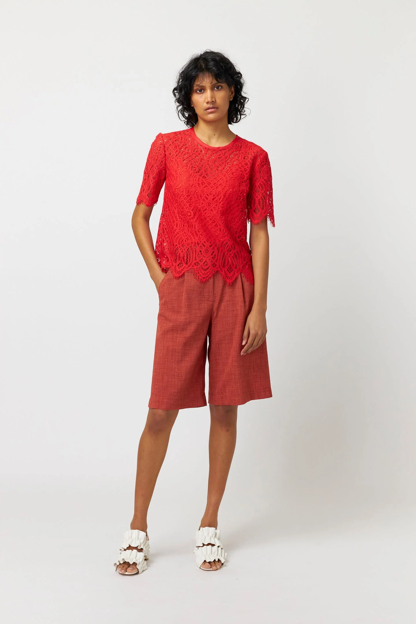 Kate Sylvester Lucia Top Tangerine - Image 2