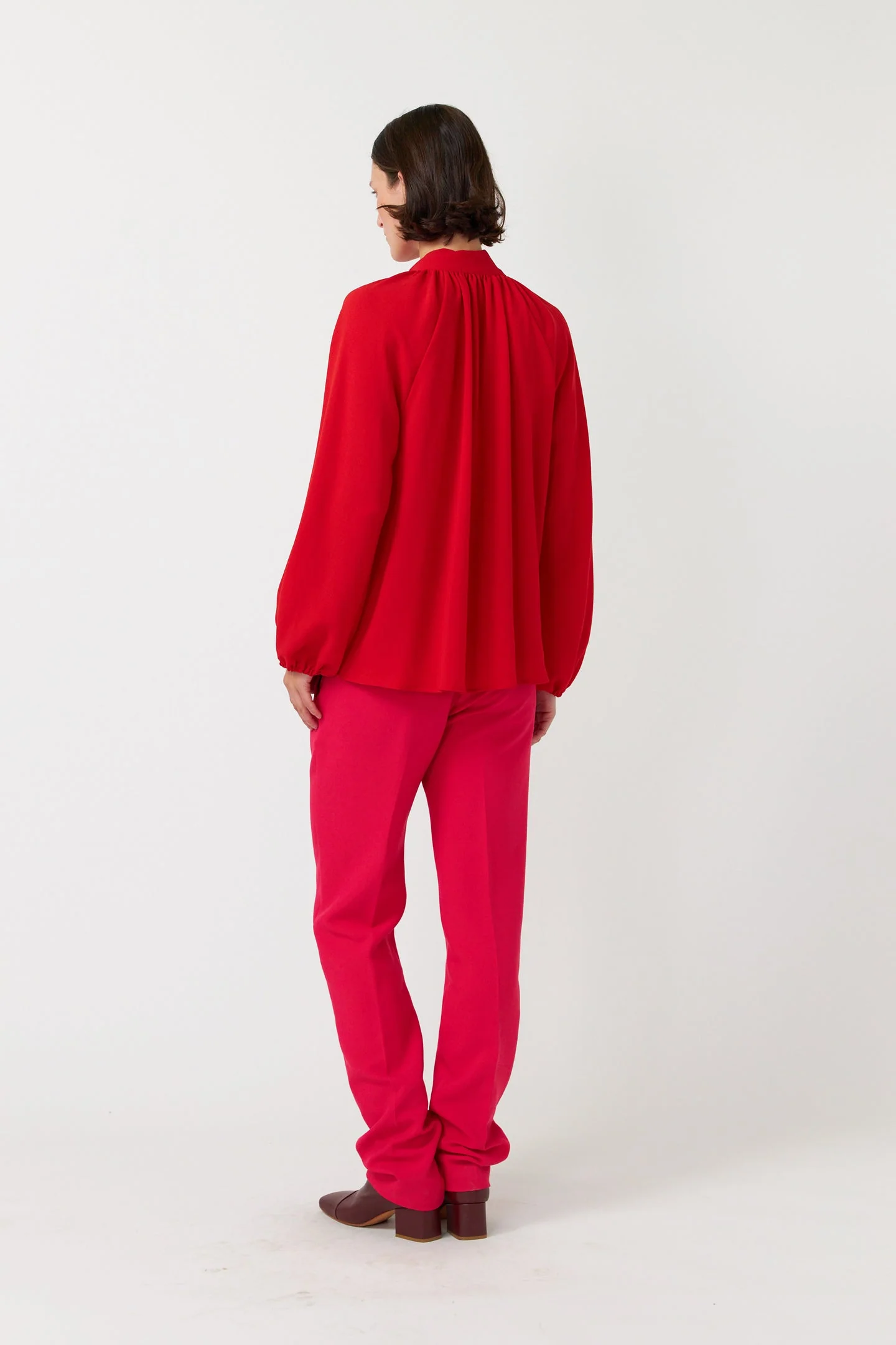 Kate Sylvester Marcel Blouse Red - Image 4