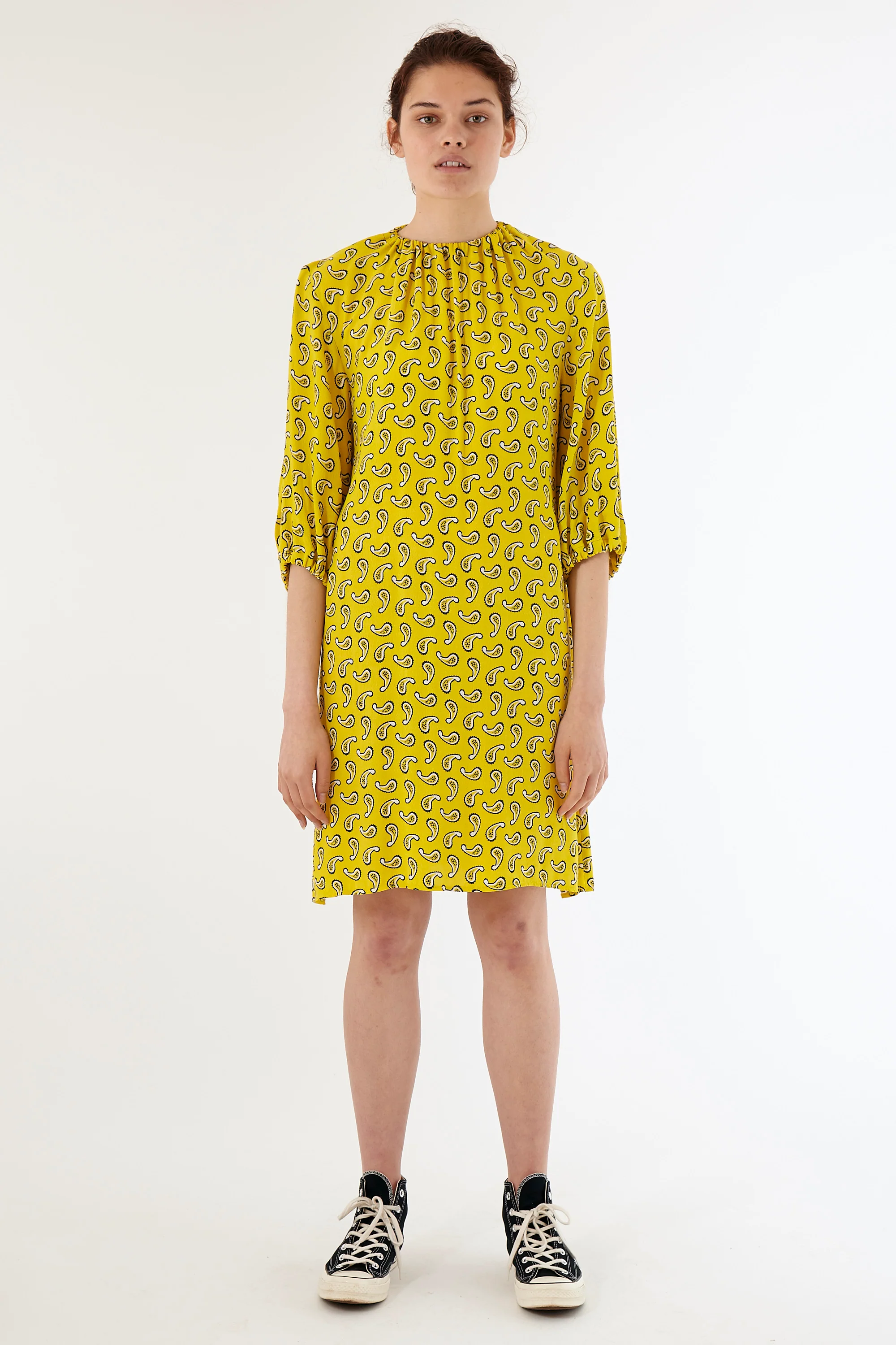 Kate Sylvester Paisley Shift Dress - Buttercup - Image 2