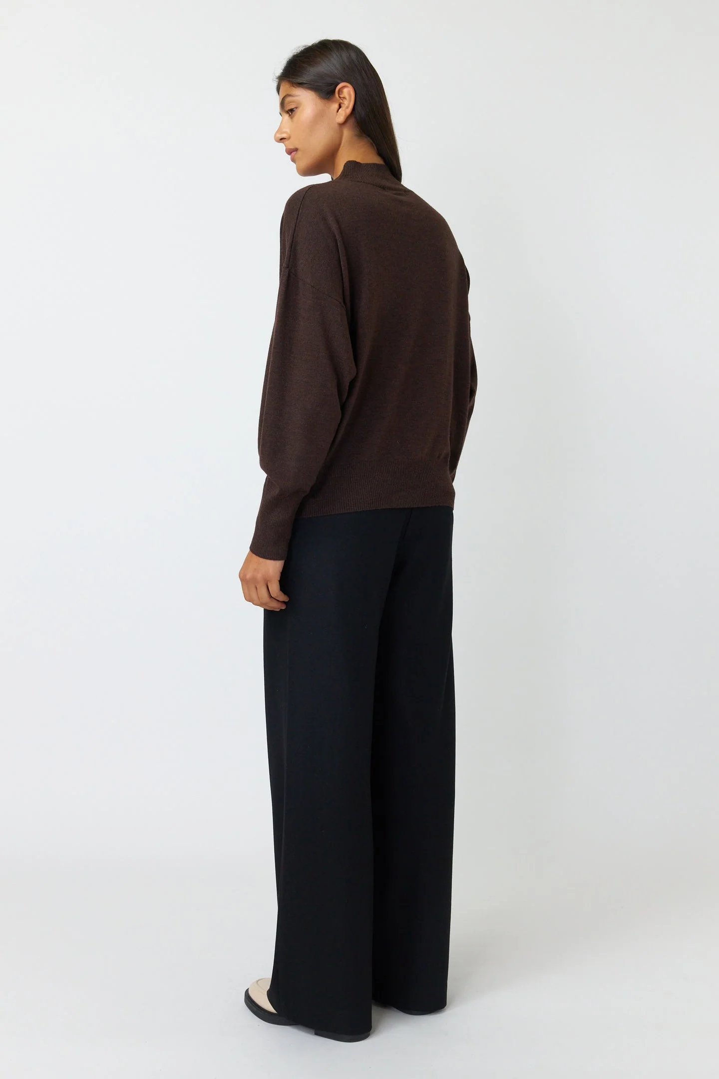 Kate Sylvester Teddy Jumper - Mahogany - Image 5