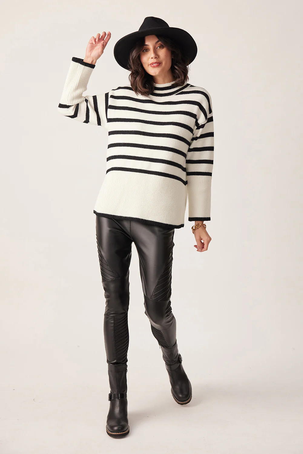 Lemon Tre Biker Legging - Black - Image 3