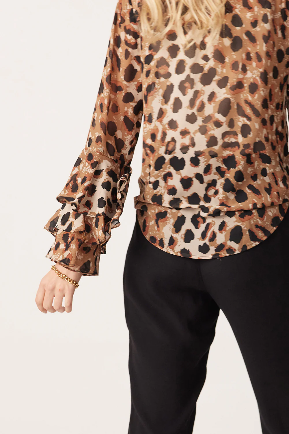 Lemon Tree Danika Blouse And Singlet Ginger Leopard - Image 3