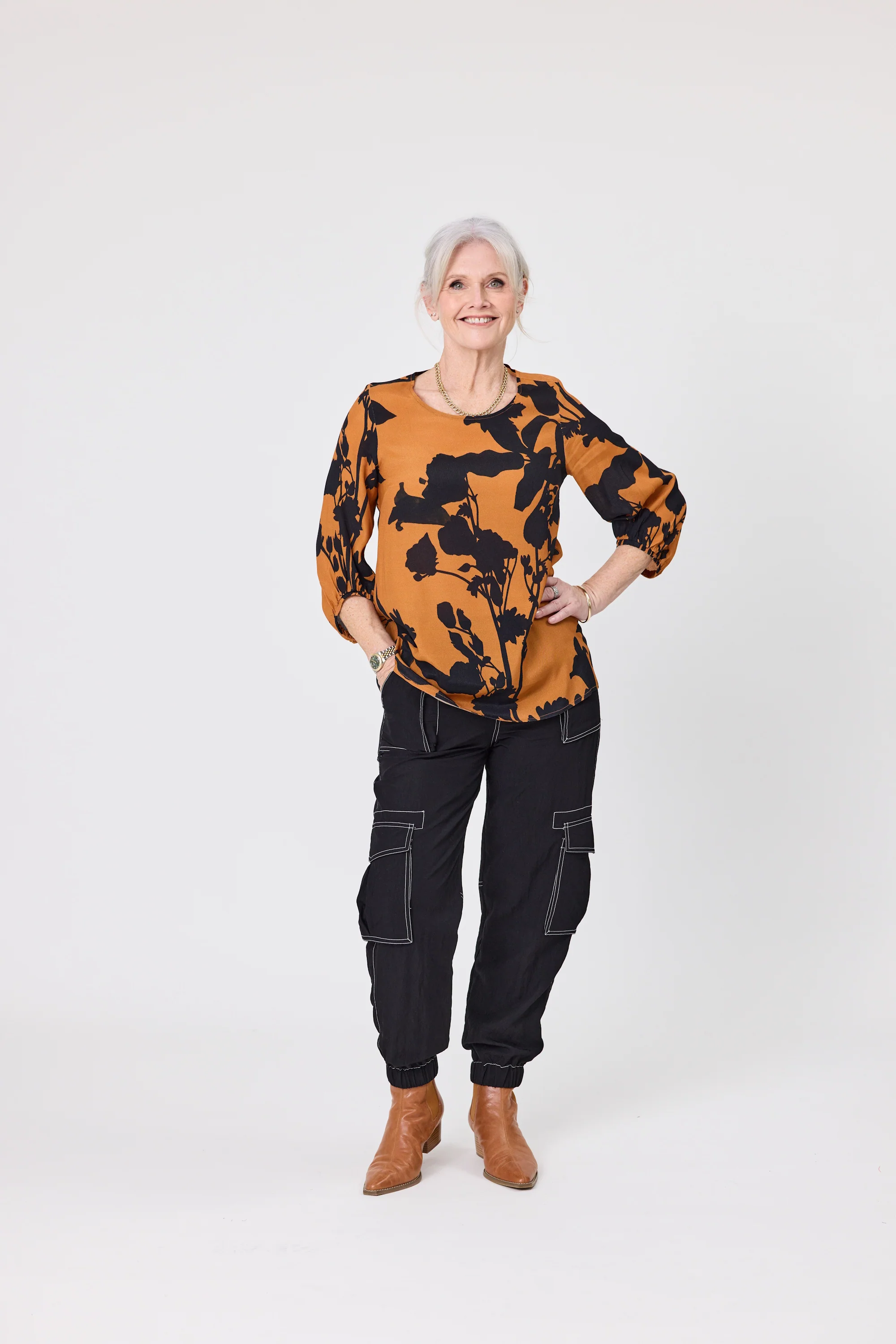 Lemon Tree Annette Top Toffee - Image 4