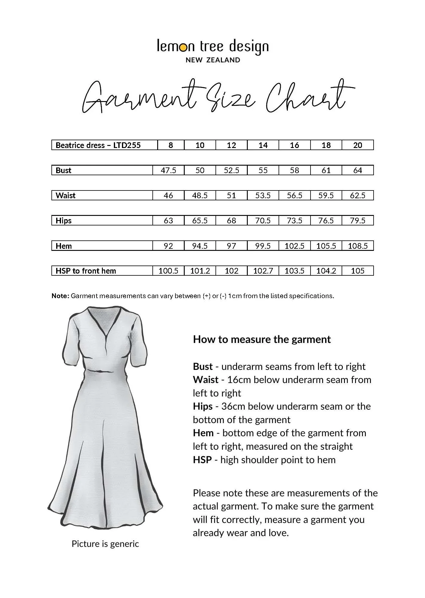 Lemon Tree Beatrice Dress - Image 4