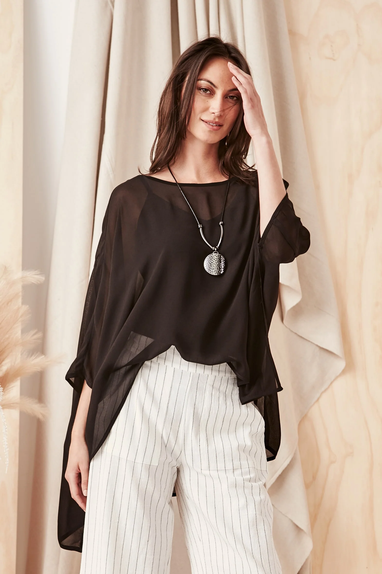 Lemon Tree Brigida Top - Black