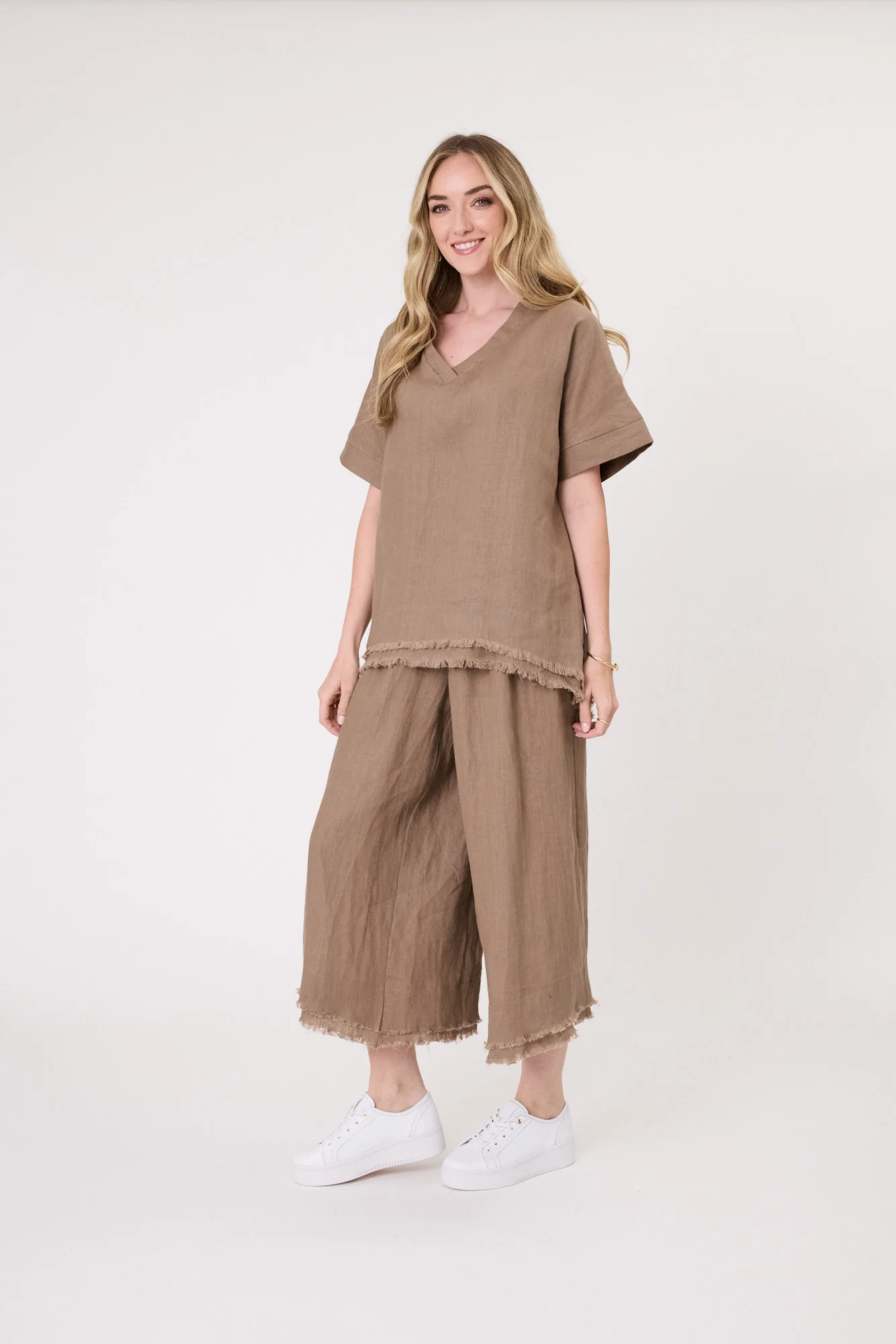 Lemon Tree Carola Top - Mocha - Image 2