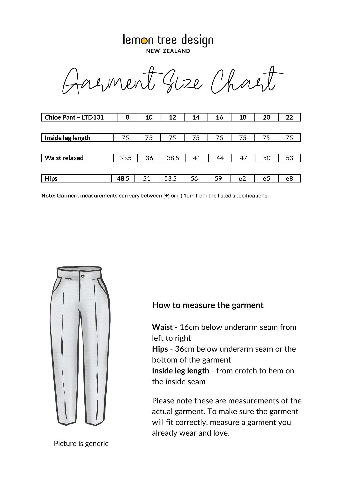 Lemon Tree Chloe Pant - Image 4