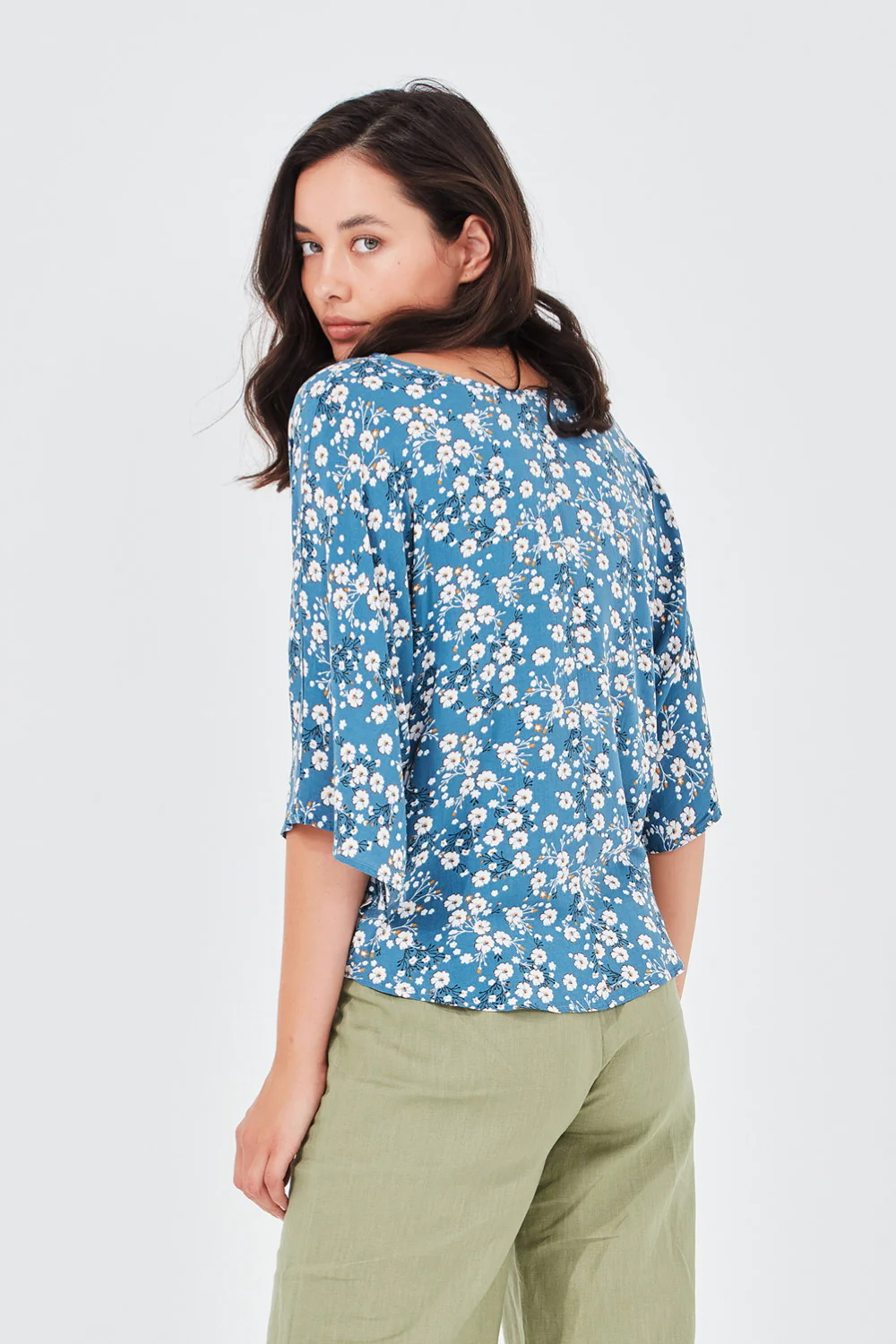 Lemon Tree Delfina Top - Daisy Blue - Image 2