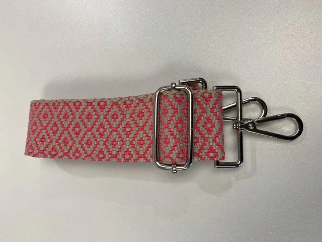 Lemon Tree Diva Bag Strap - Pink Trellis - Image 3