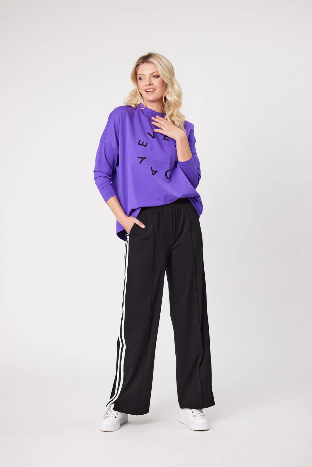 Lemon Tree Everyday Top - Purple - Image 2