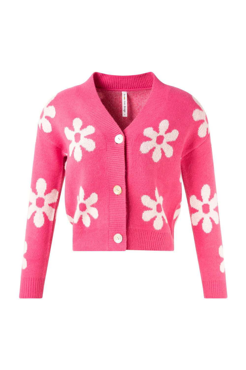 Lemon Tree Flora Cardi Cerise - Image 3