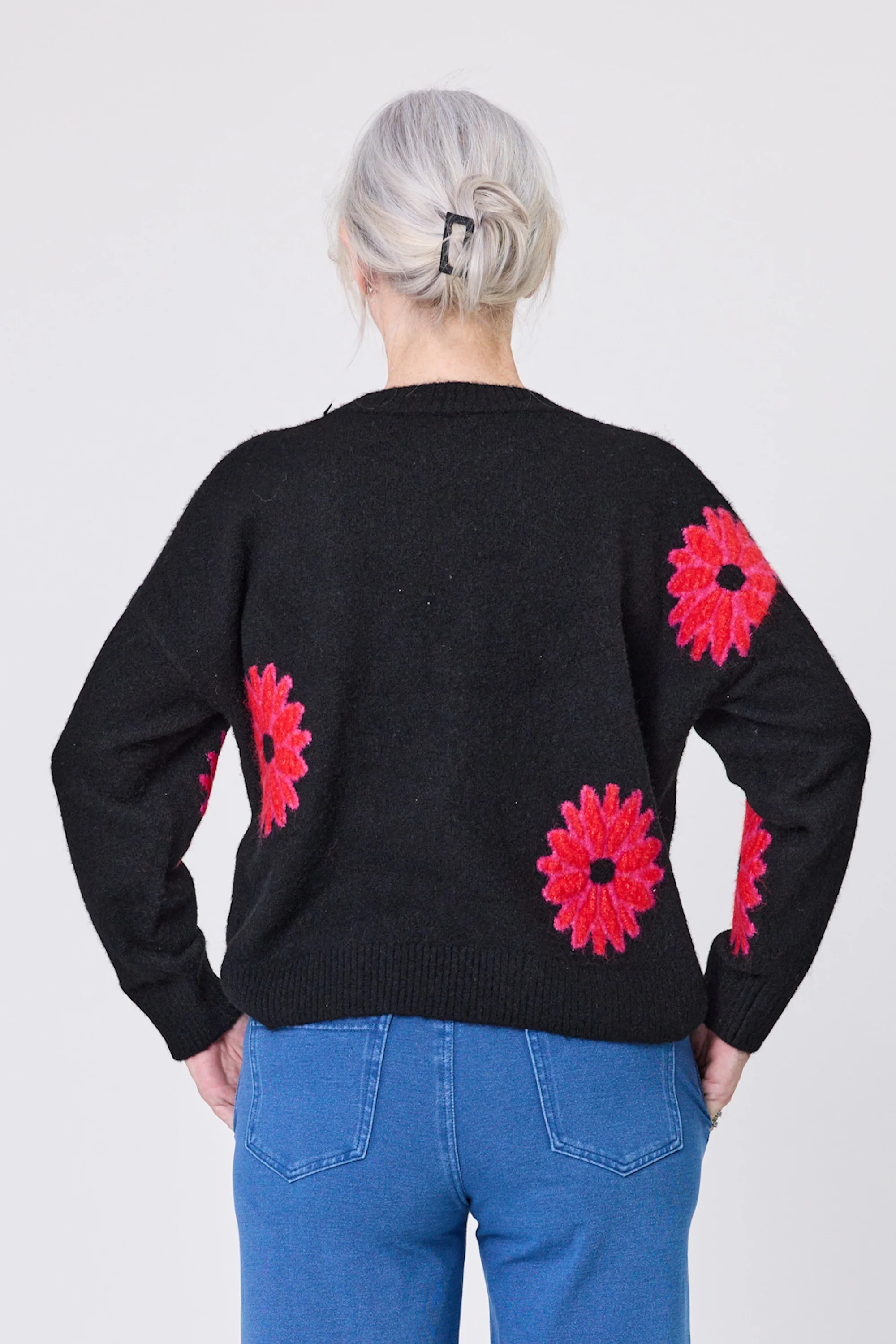 Lemon Tree Gilda Wool Jumper Black - Image 2