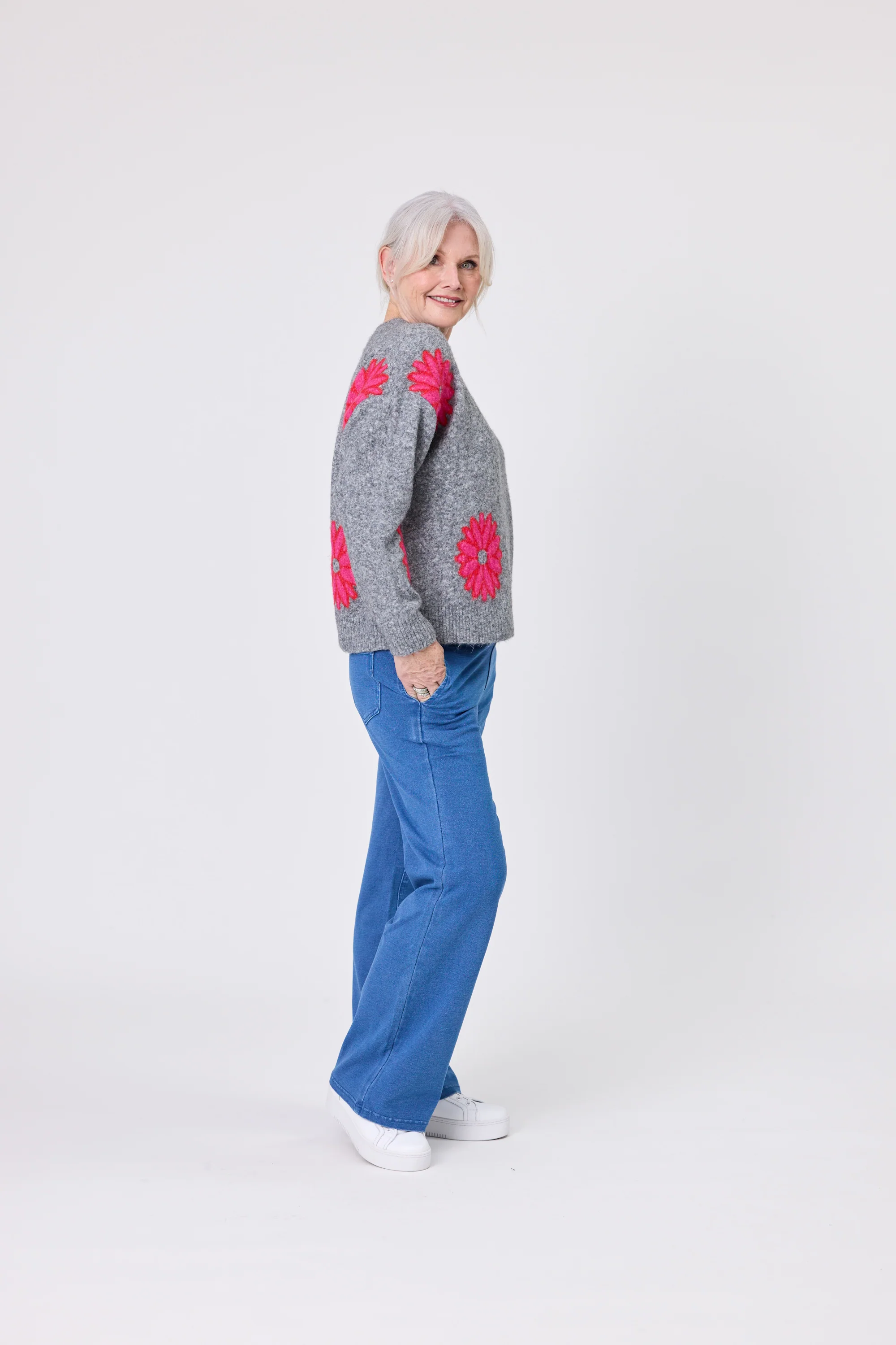 Lemon Tree Gilda Wool Jumper Marle - Image 3
