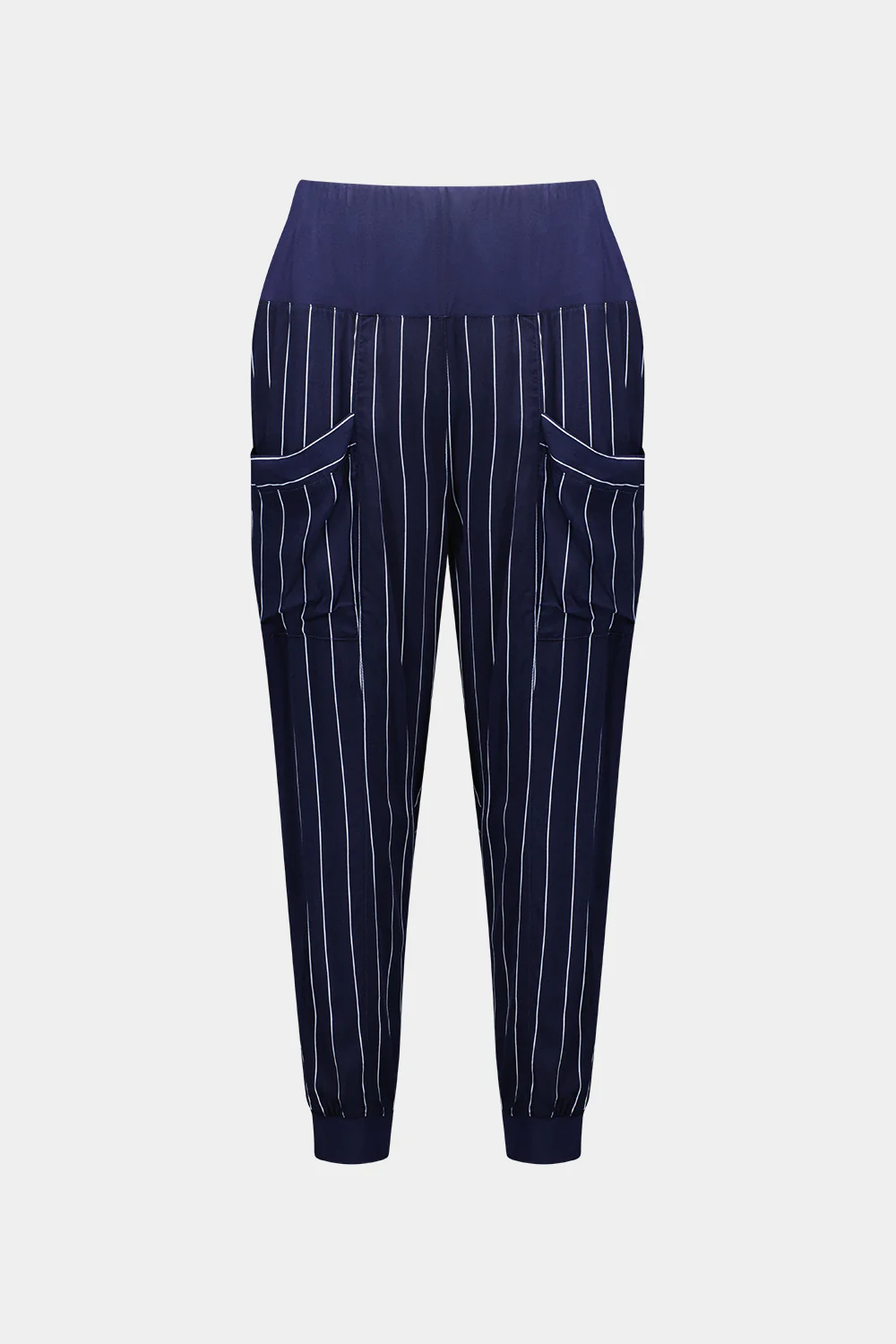 Lemon Tree Harem Pant Navy Stripe - Image 3
