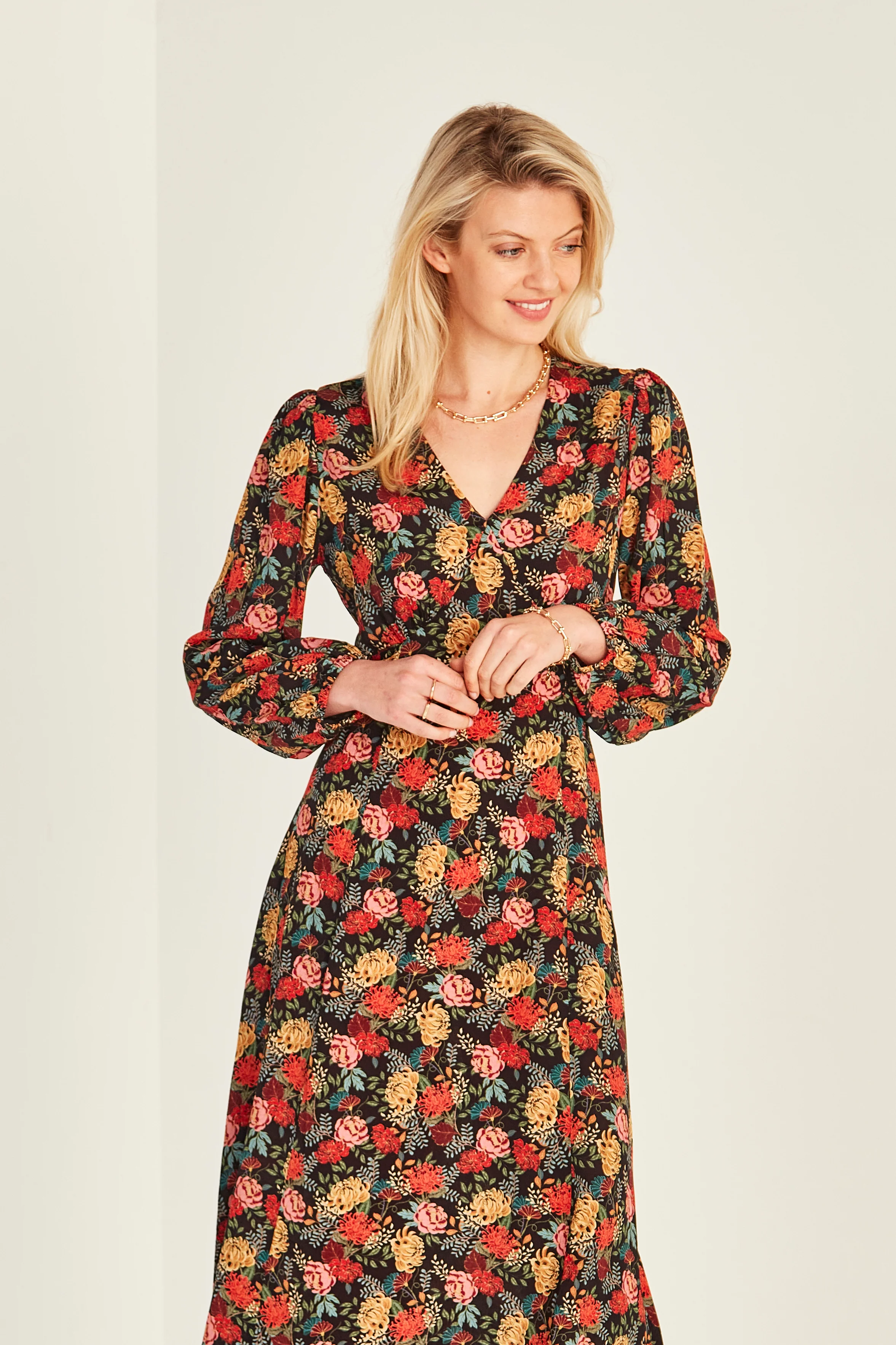 Lemon Tree Jasmin Dress - Midnight Print