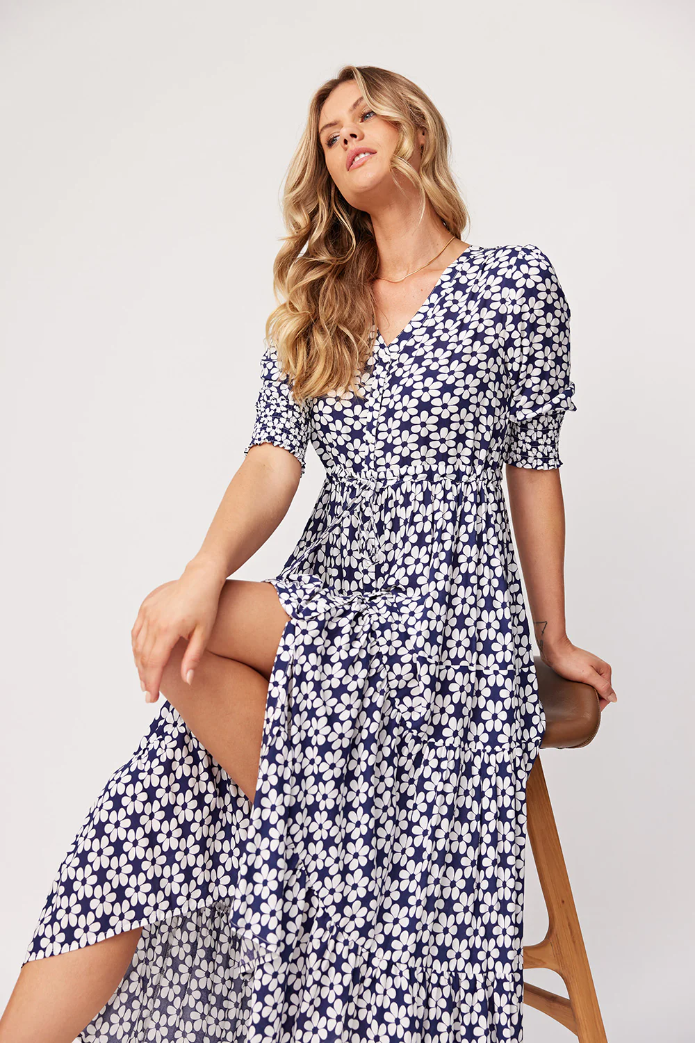 Lemon Tree Jayda Dress - Navy - Image 2