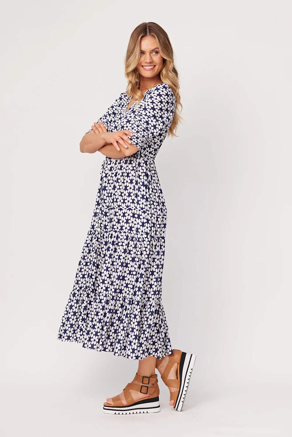 Lemon Tree Jayda Dress - Navy - Image 7