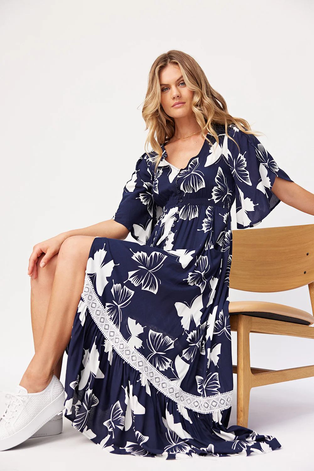 Lemon Tree Jolander Dress - Navy - Image 9