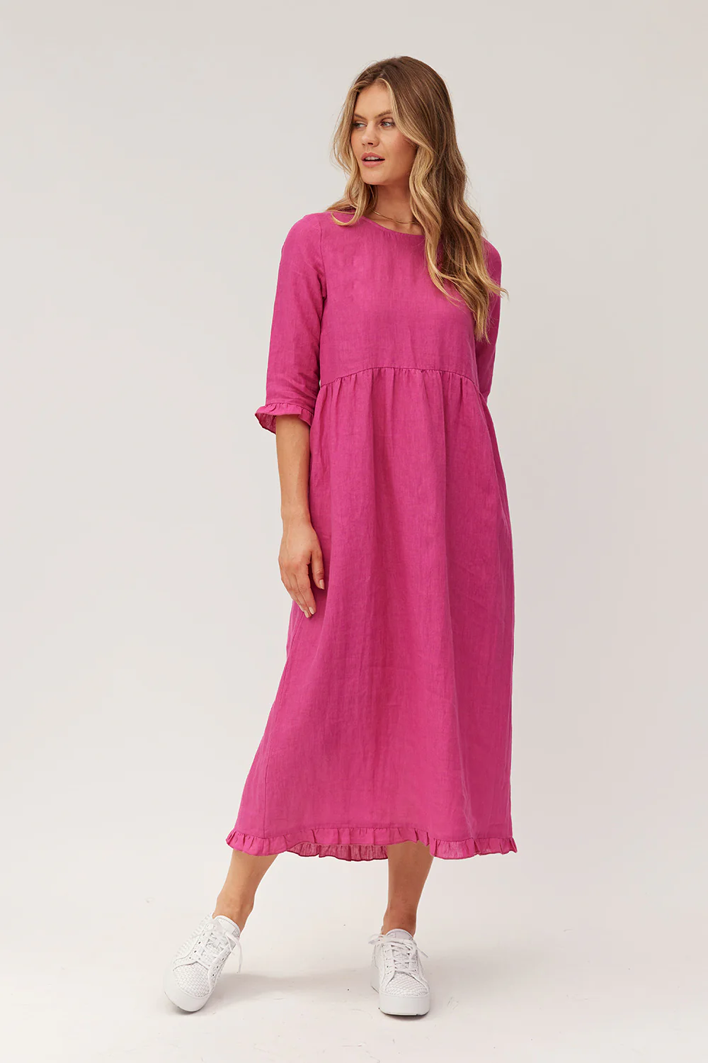 Lemon Tree Josie Dress - Cerise - Image 2