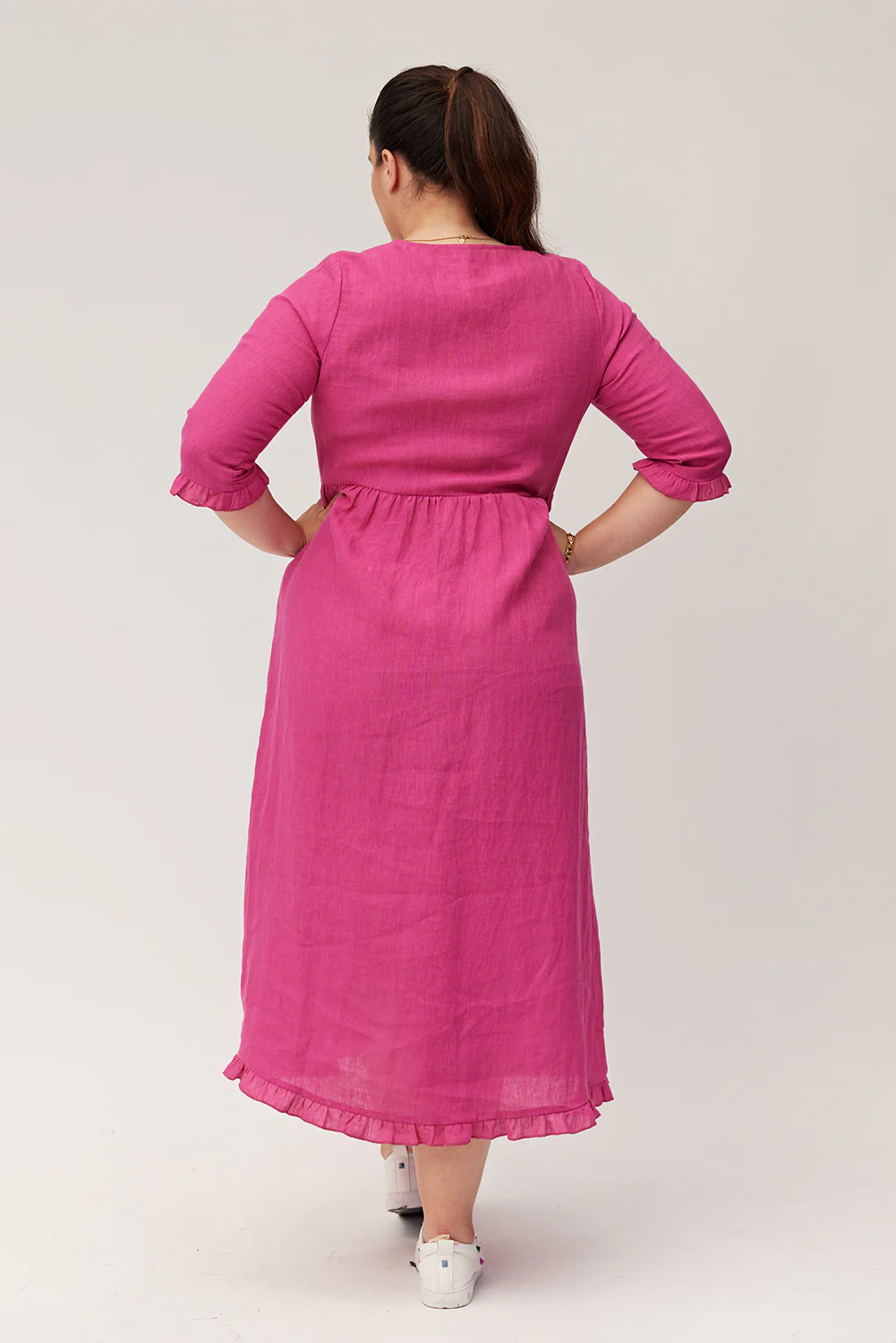 Lemon Tree Josie Dress - Cerise - Image 5